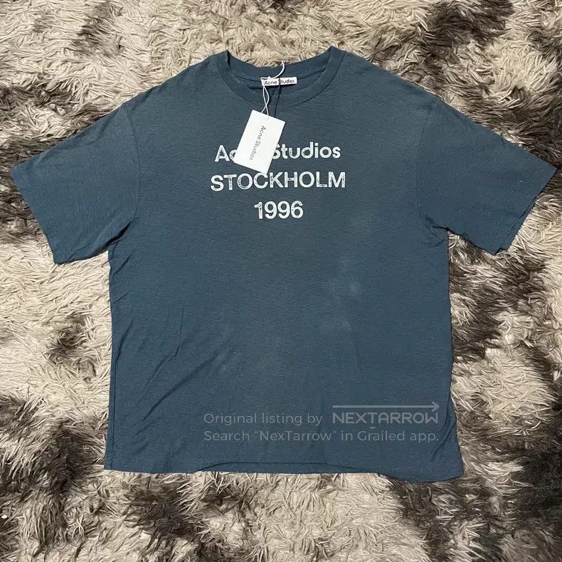 Acne Studios Acne Studios Letter printing to make old short-sleeved T-s Size US XL / EU 56 / 4 - 1 Thumbnail