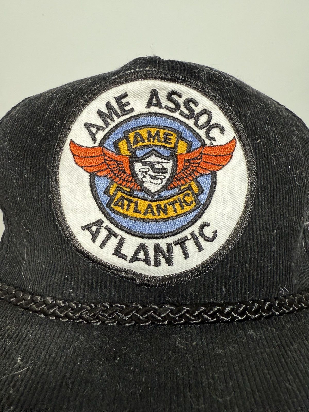 Vintage Vintage AME ASSOC Atlantic Corduroy Trucker Rope Hat Size ONE SIZE - 2 Thumbnail