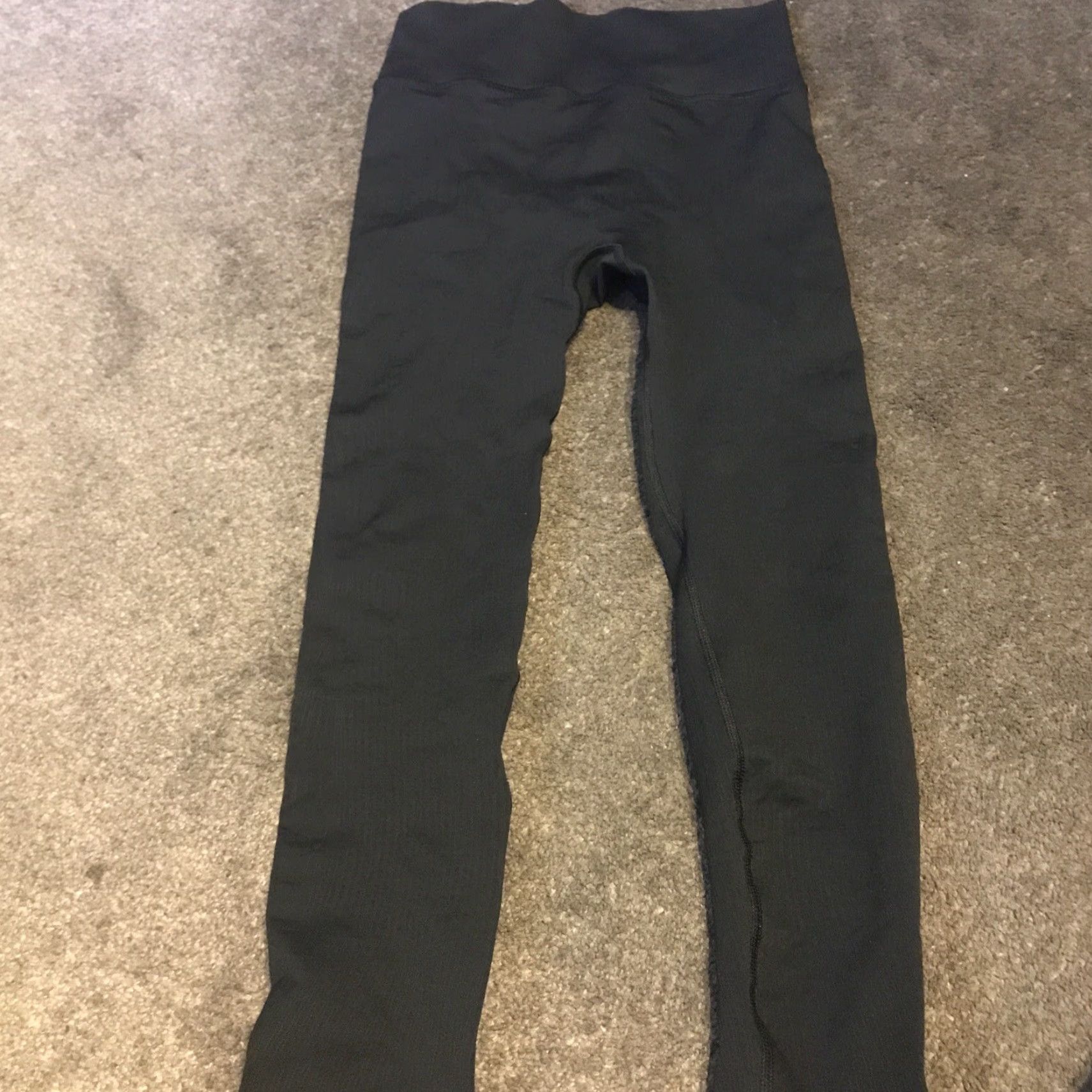 Nike Nike Yoga Dri-FIT ADV Tight Fit High Rise 7/8 Length Leggings Sz S Womens Black Size 28" / US 6 / IT 42 - 2 Thumbnail