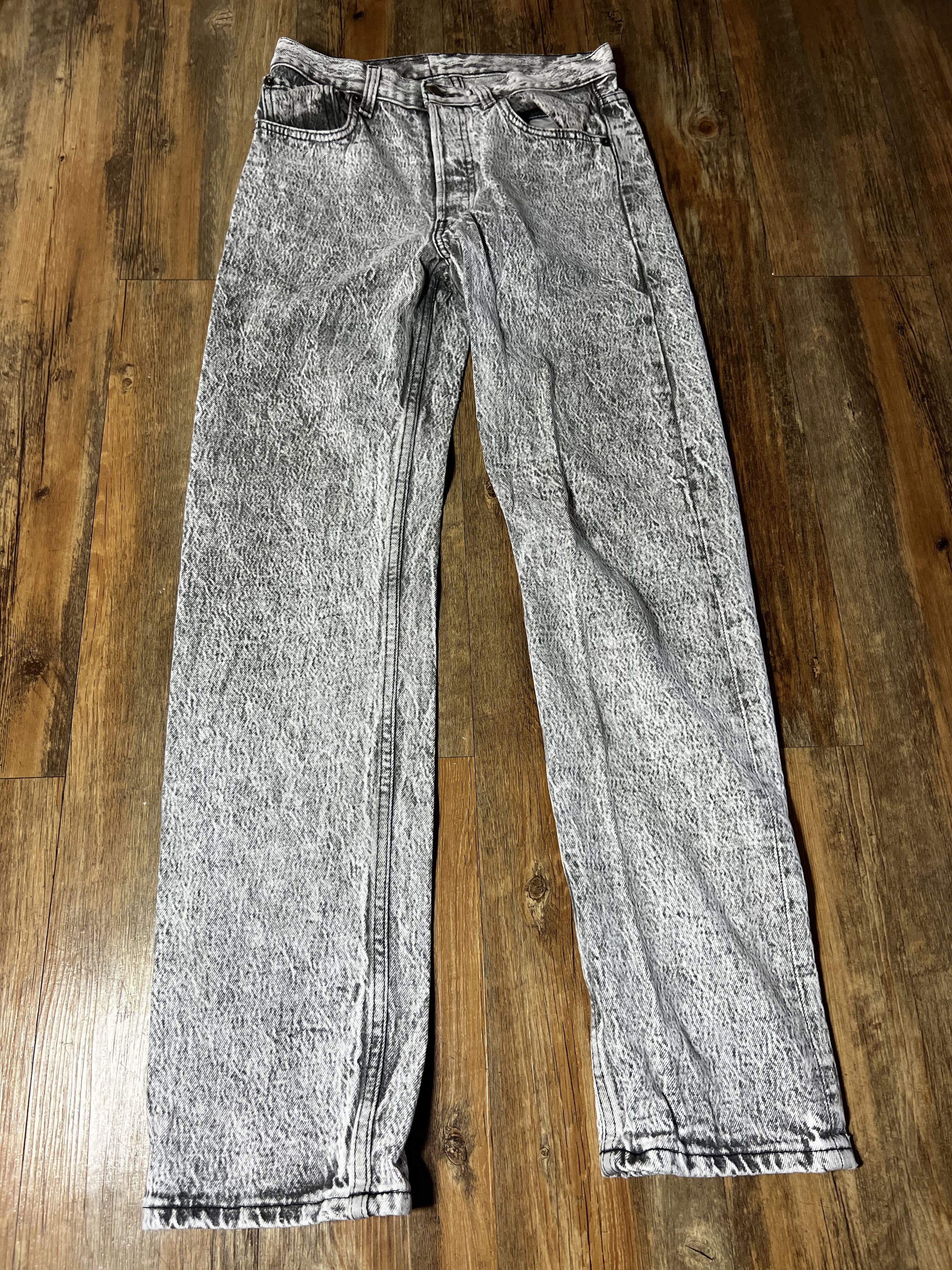 Vintage 501 Levi's Faded Black Denim Jeans