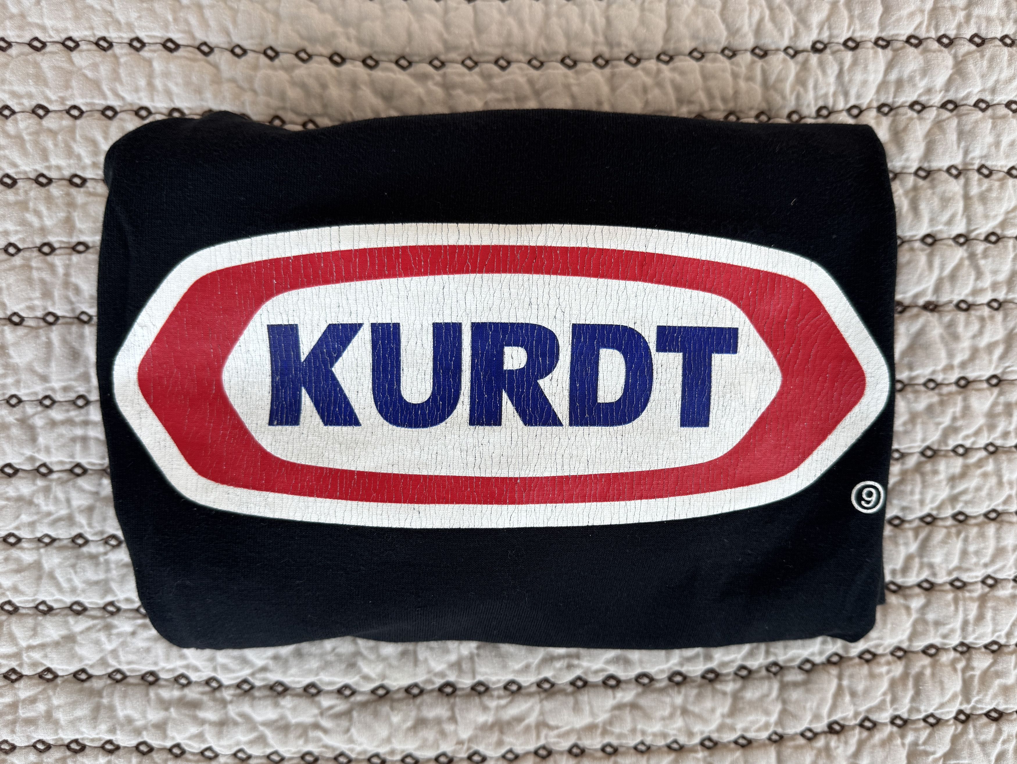 Number (N)ine NUMBER (N)INE - 'KURDT' T-SHIRT BLACK SIZE 3 KRAFT HOMAGE Size US L / EU 52-54 / 3 - 10 Thumbnail