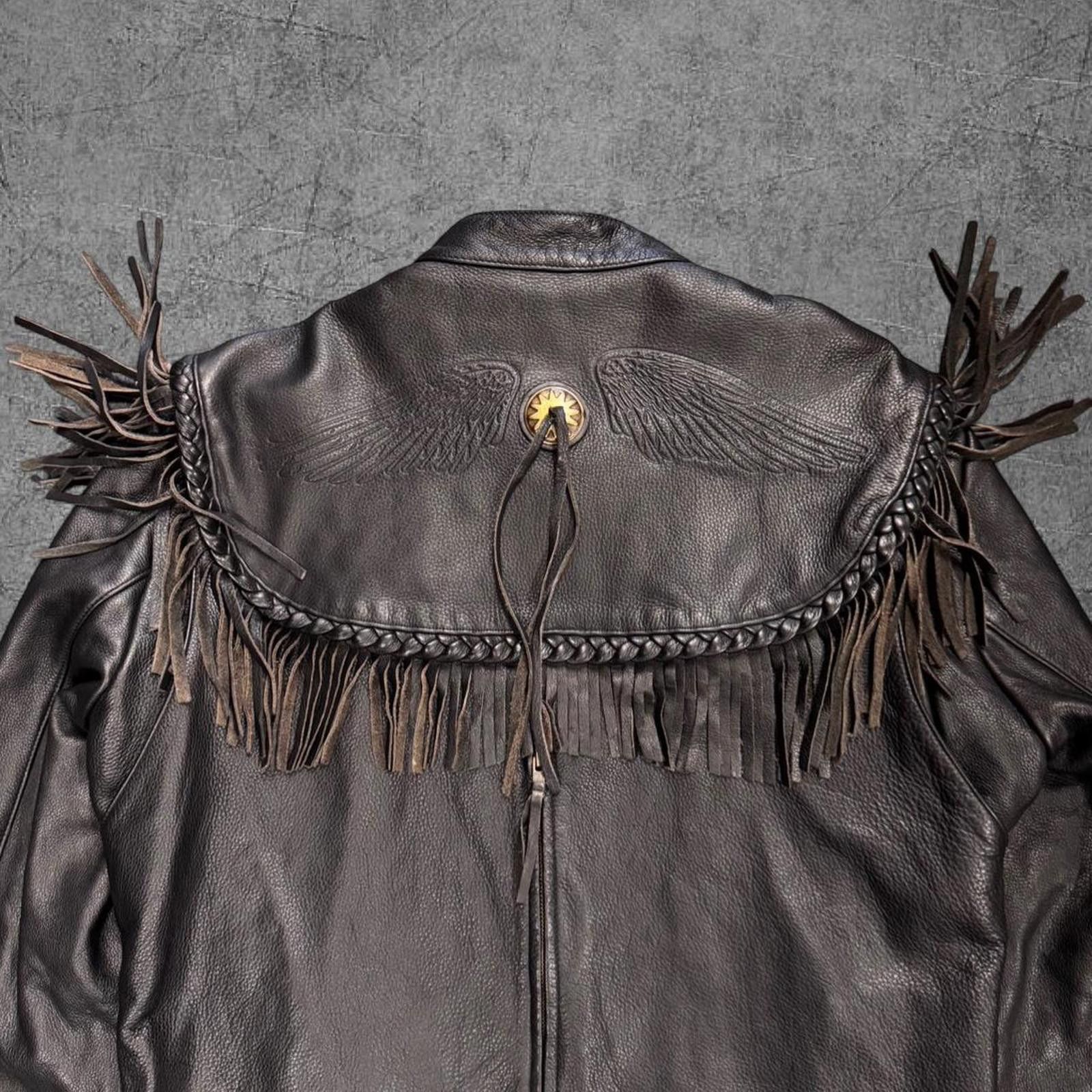 Harley Davidson Vintage Harley Davidson Willie G Leather Biker Jacket Size US L / EU 52-54 / 3 - 6 Thumbnail