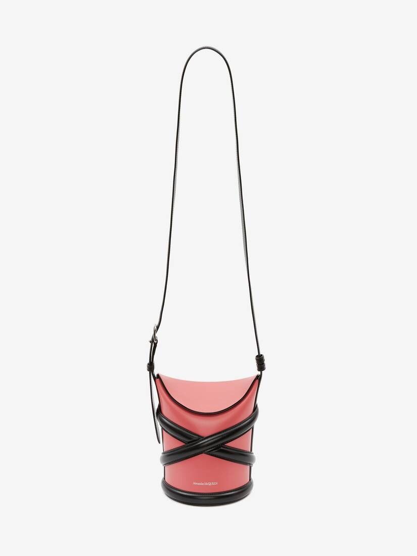 Alexander McQueen o1w1db10925 Size: OS/The Slash Clutch in Pink/Black Size ONE SIZE - 4 Thumbnail