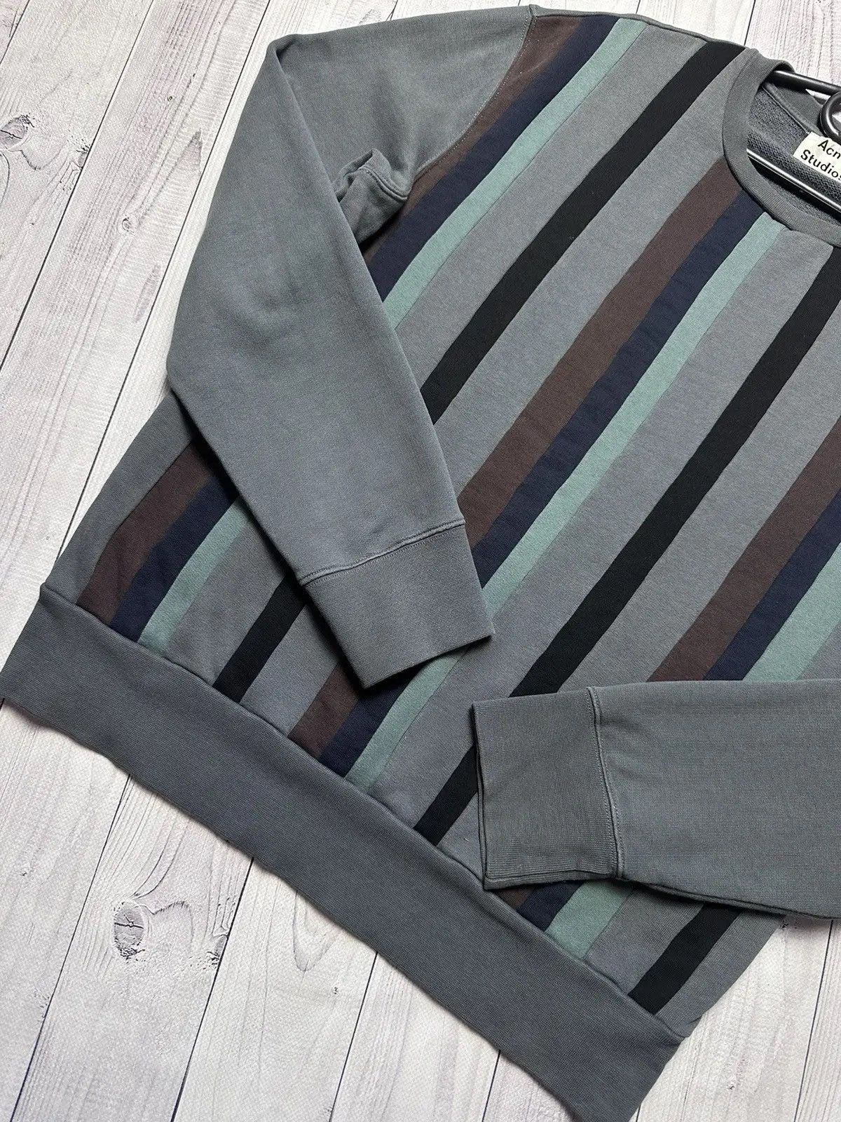 Acne Studios Vintage Acne Studio striped sweatshirt S rare Size US S / EU 44-46 / 1 - 3 Thumbnail
