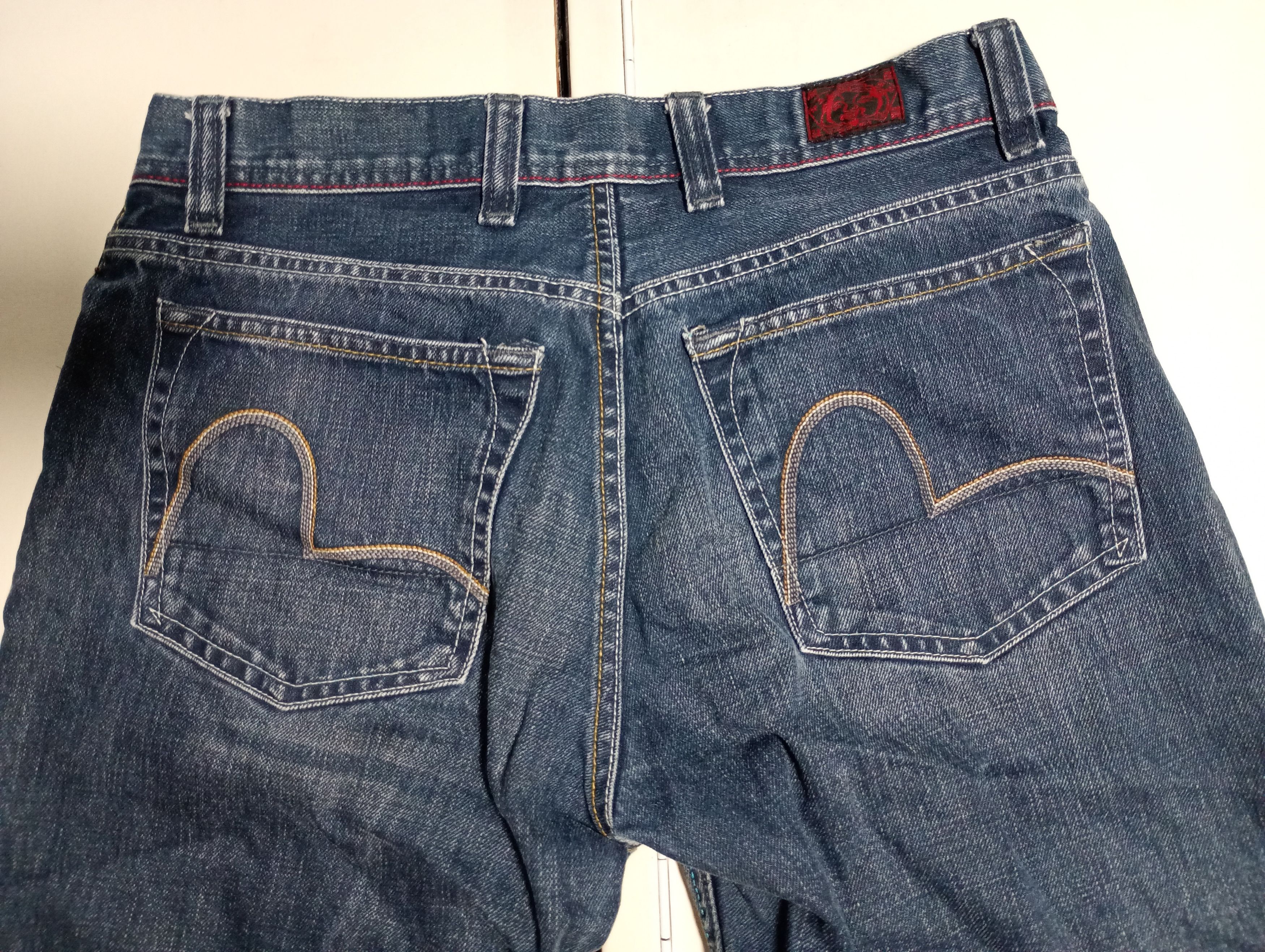 Evisu Evisu Ev.Genes Blue Selvege Jeans Vintage Size US 30 / EU 46 - 19 Thumbnail