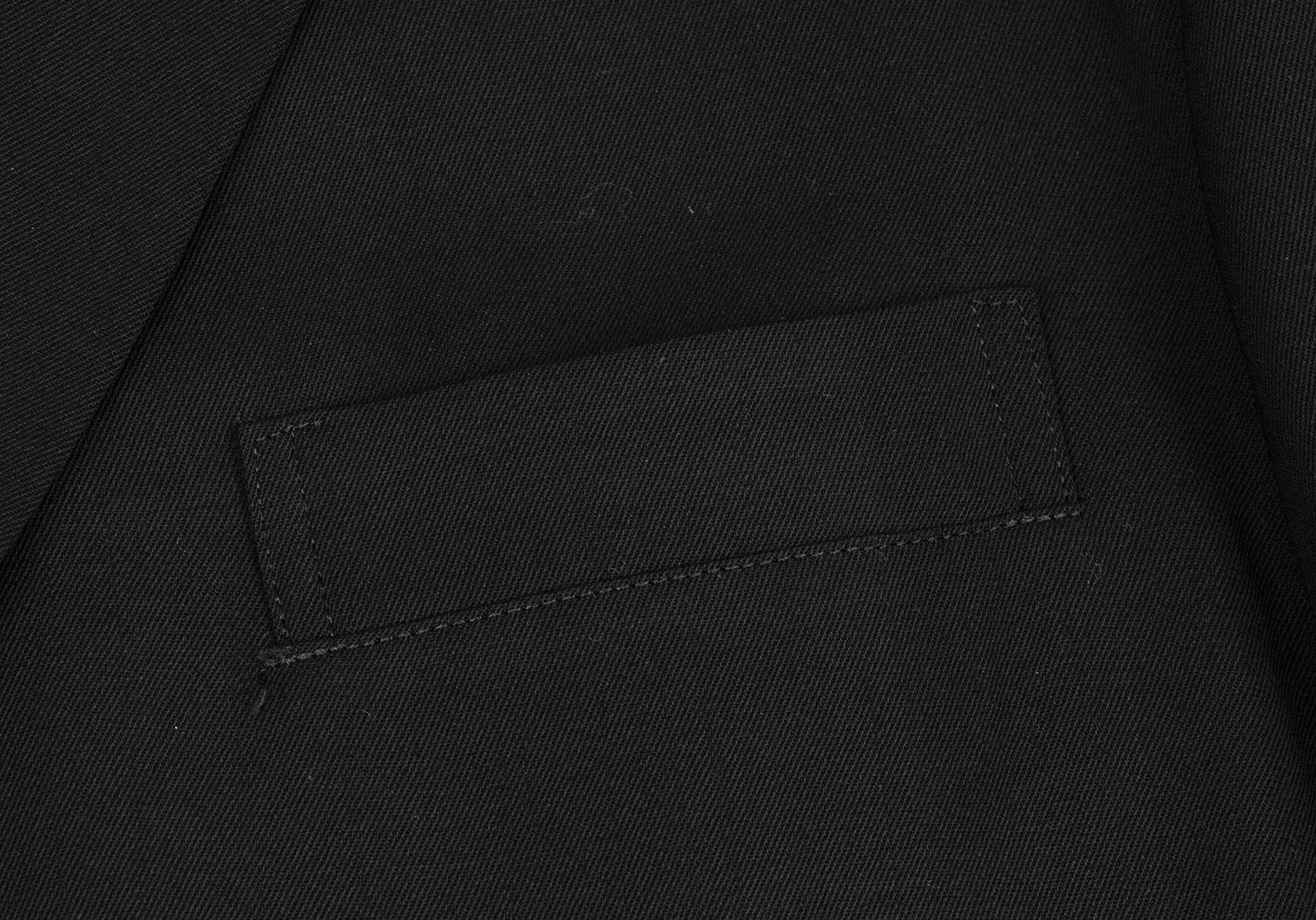 Yohji Yamamoto Yohji Yamamoto Wool Gabardine Blazer Black M Size US M / EU 48-50 / 2 - 4 Thumbnail
