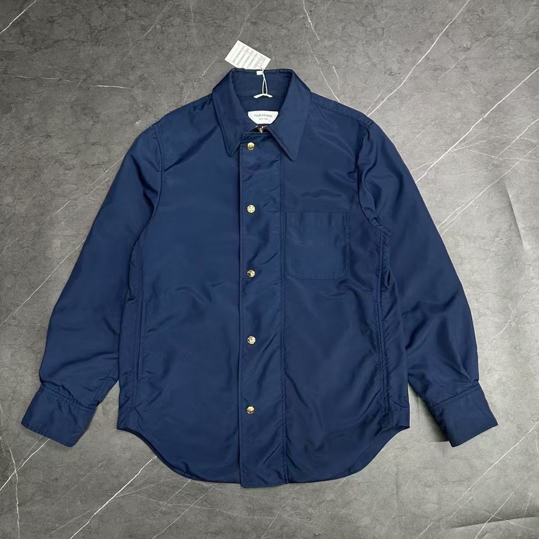 Thom Browne Thom Browne Metallic Brown Shirt s Men Size US S / EU 44-46 / 1 - 1 Thumbnail