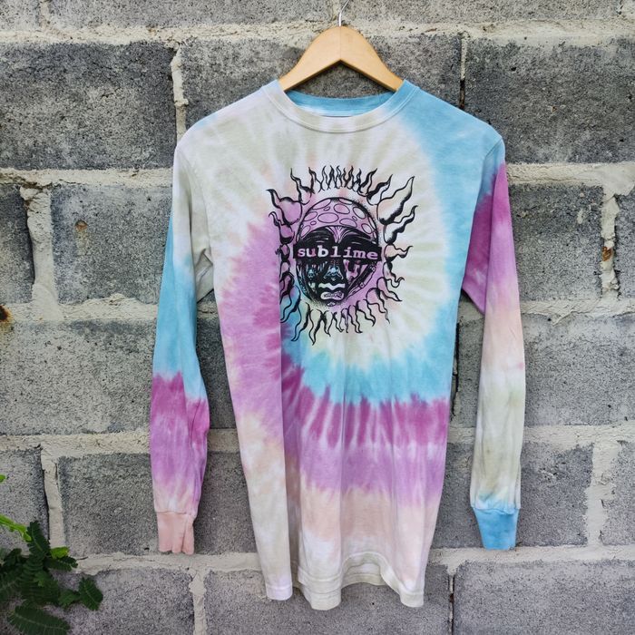 Sublime Sublime Sun Logo TieDye LongSleeve Band TShirt Grailed
