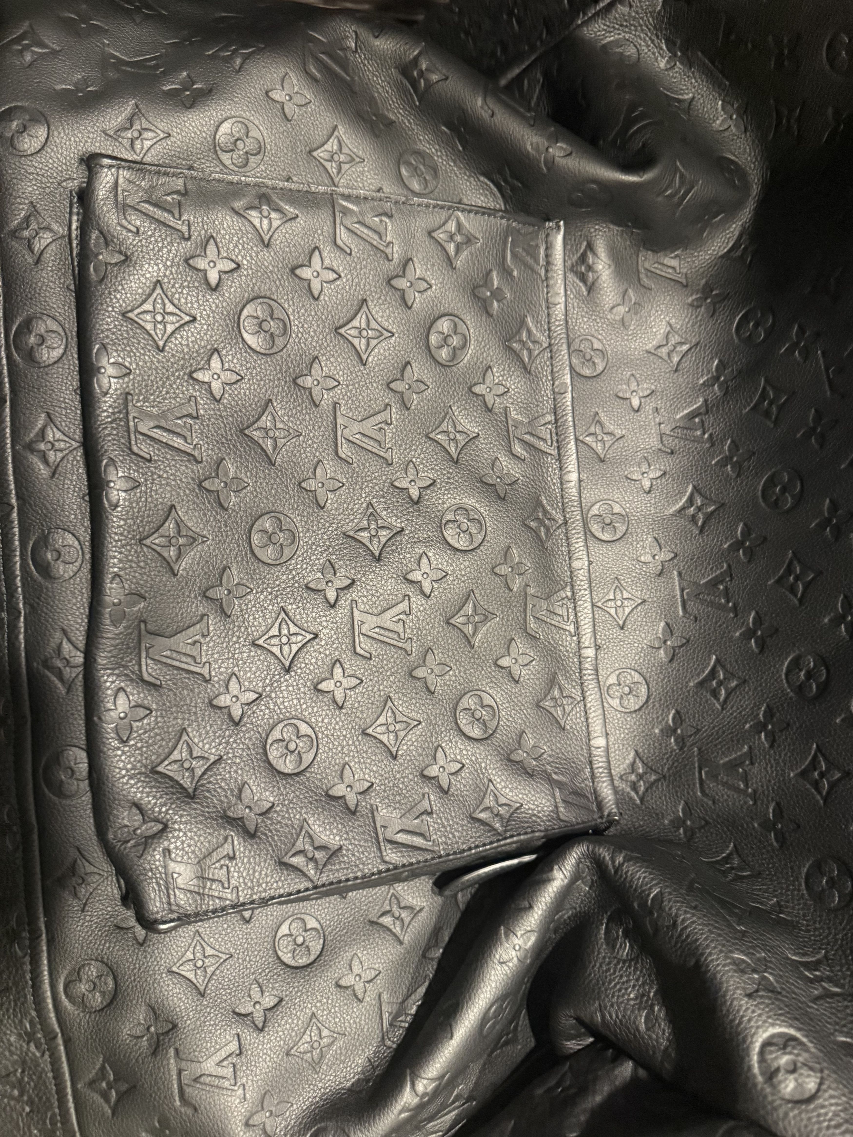 Louis Vuitton Louis Vuitton Leather Monogram Jacket Size US XL / EU 56 / 4 - 7 Thumbnail
