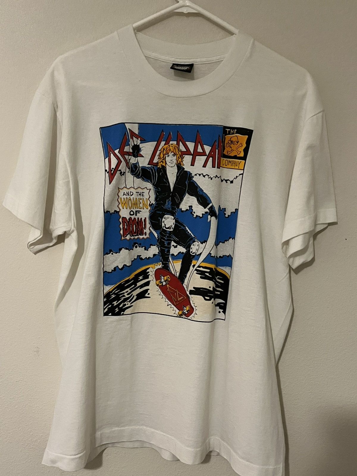 Def Leppard Vintage Def Leppard – Hysteria Promo Tee (1987) Size US XL / EU 56 / 4 - 1 Thumbnail