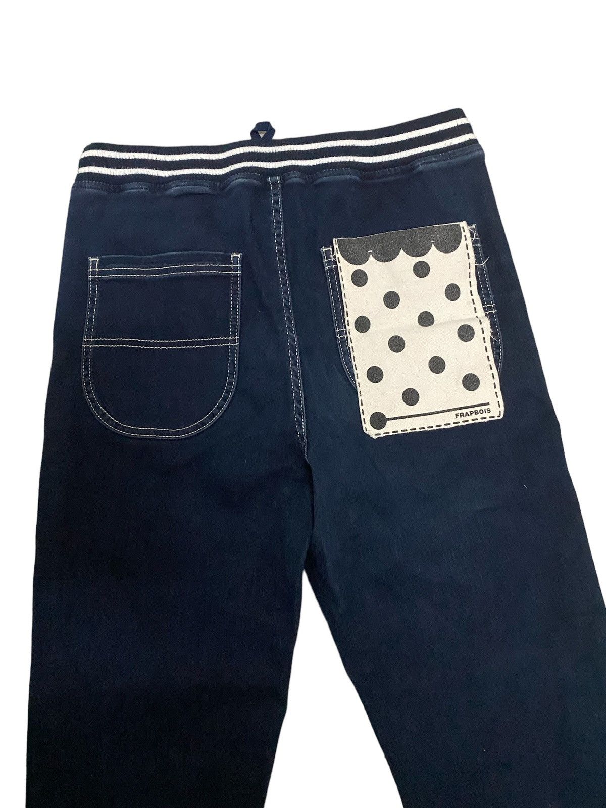 Issey Miyake × Japanese Brand × Vintage Vintage Frapbois half issey miyake Denim Jeans Size 31" - 3 Thumbnail