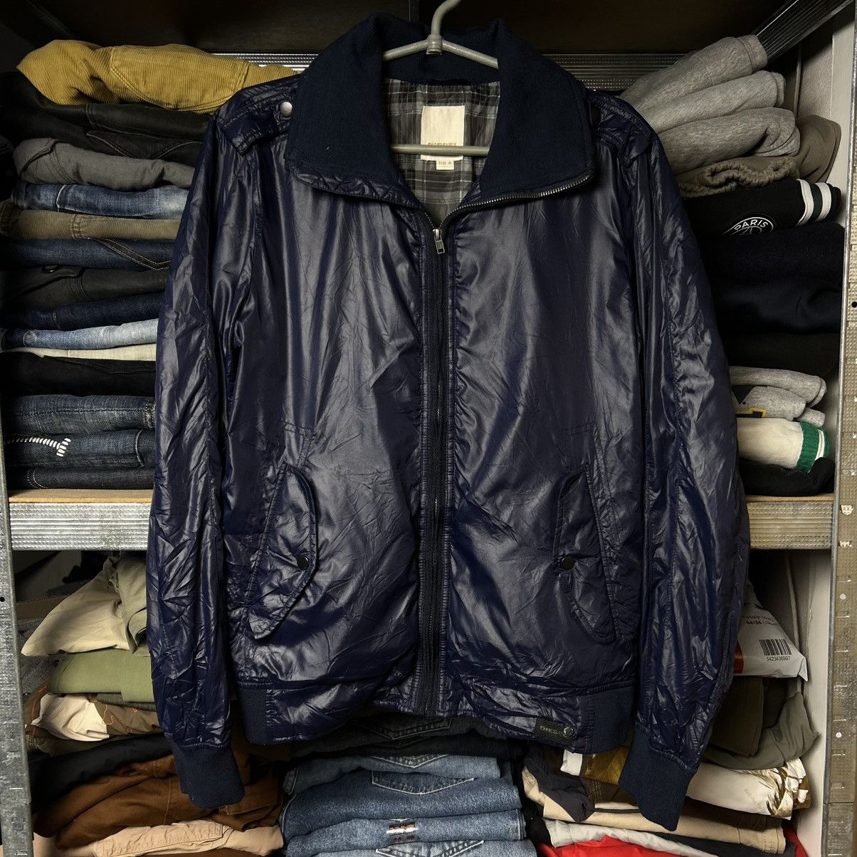 Diesel Luxury Diesel Full Zip Nylon Archival streetwear jacket Size US M / EU 48-50 / 2 - 1 Thumbnail