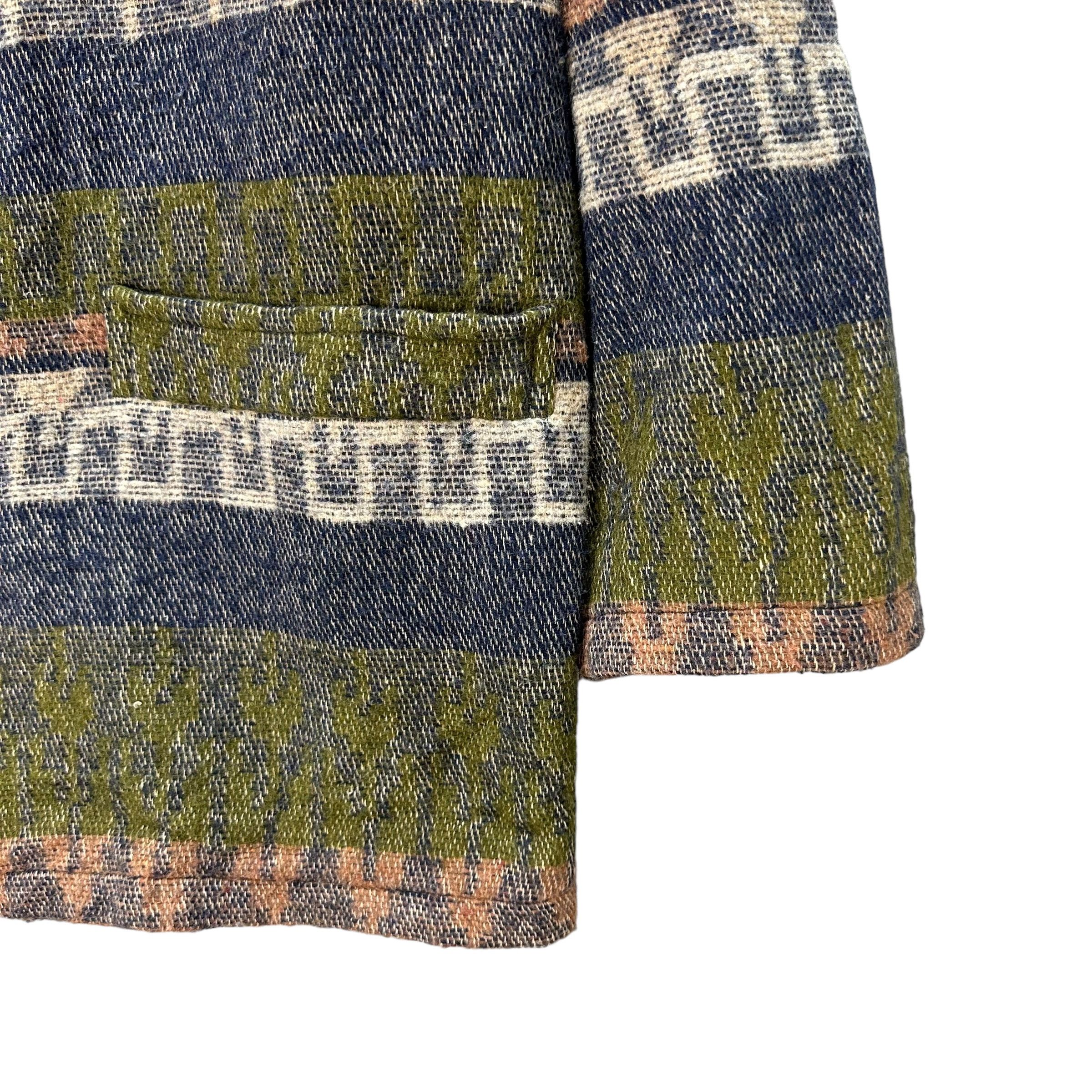 90's TREK & TRAVEL Fullprint Casual Jacket #A37-0853