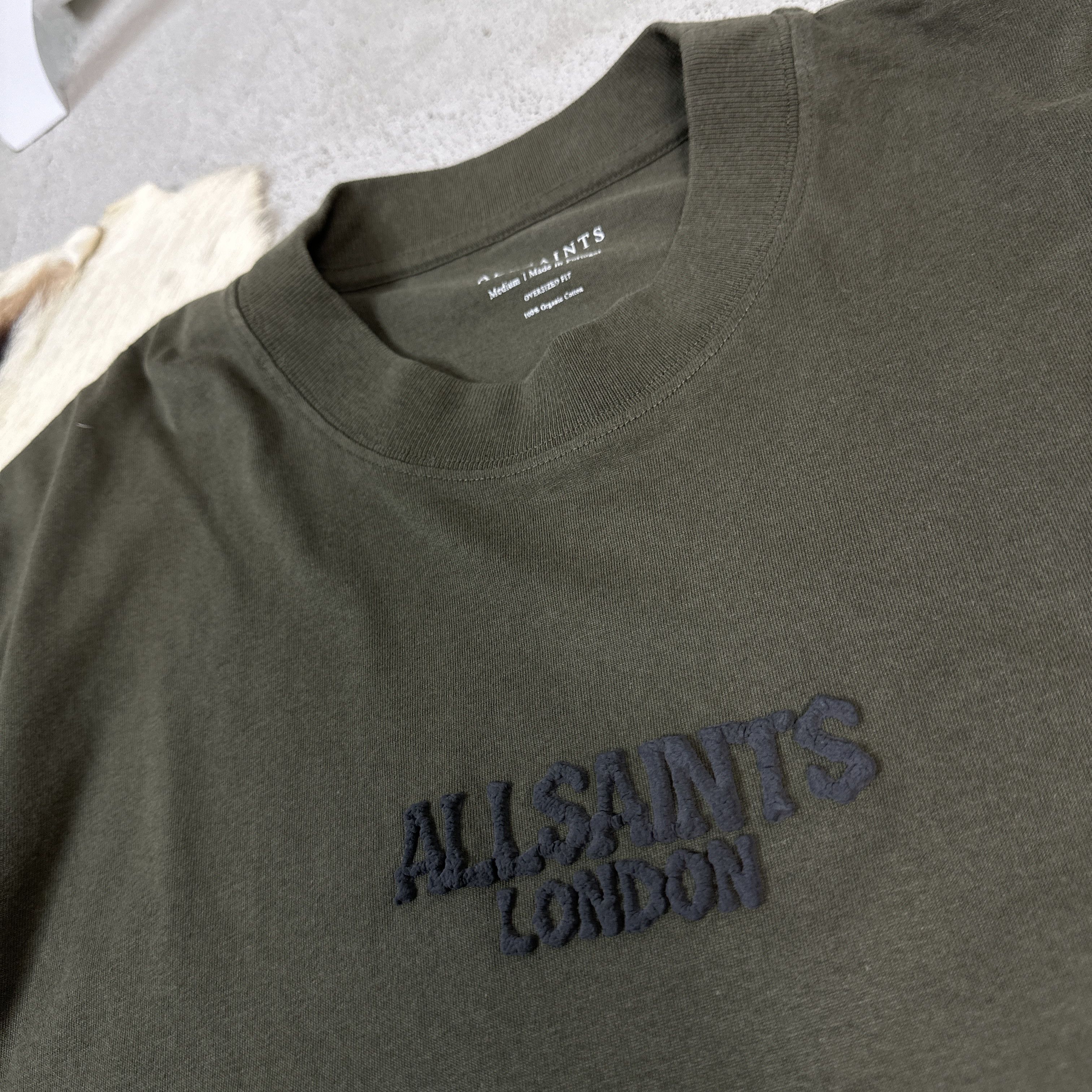 Allsaints × Vintage Allsaints Puffy Print Oversize T-shirt Size US M / EU 48-50 / 2 - 3 Thumbnail