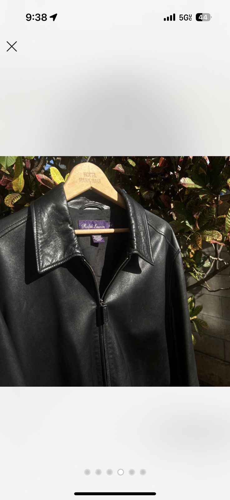 Ralph Lauren Purple Label Black ralph lauren purple label lambskin leather jacket Size US L / EU 52-54 / 3 - 4 Thumbnail