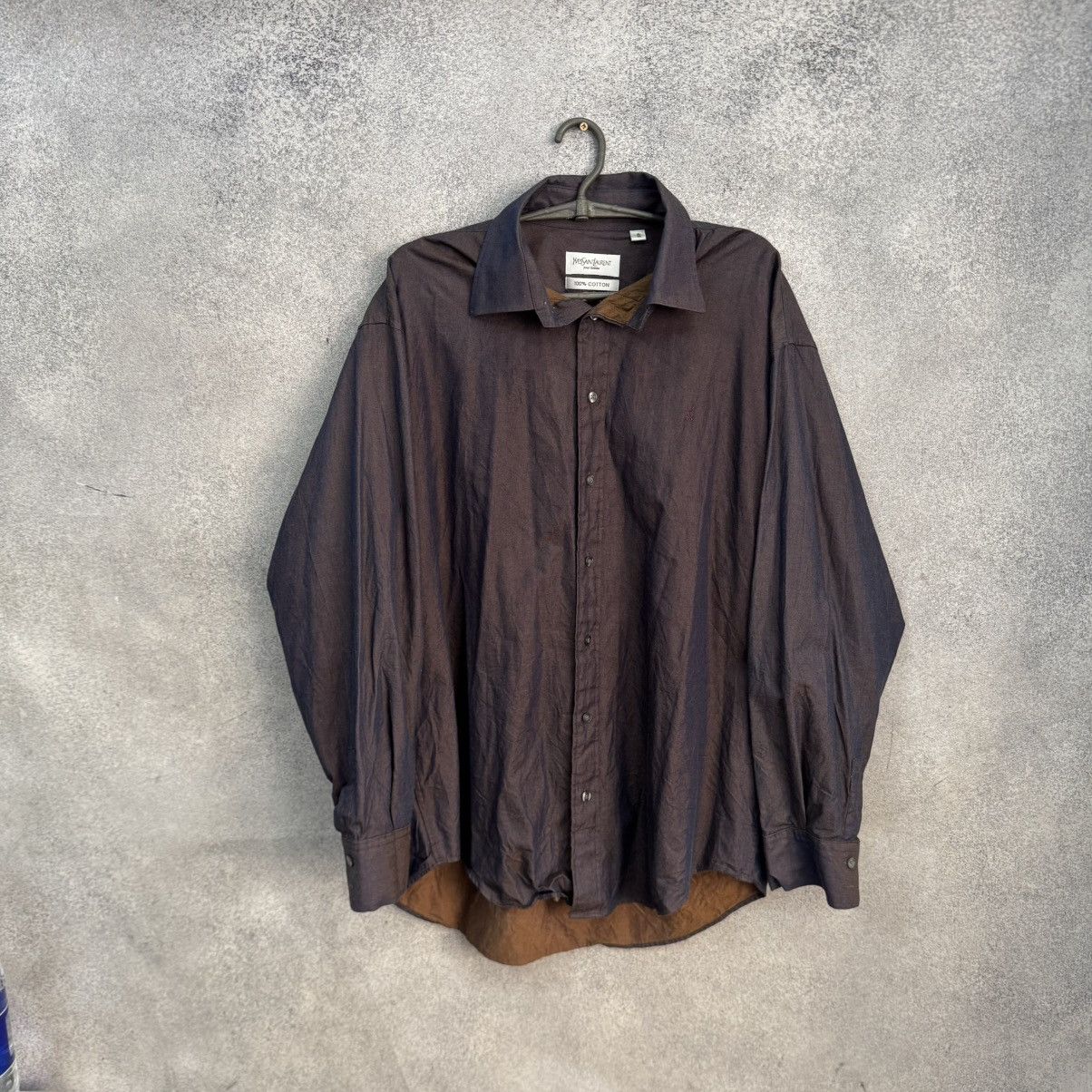Yves Saint Laurent Vintage Yves Saint Laurent Shirt YSL Size US XL / EU 56 / 4 - 1 Thumbnail