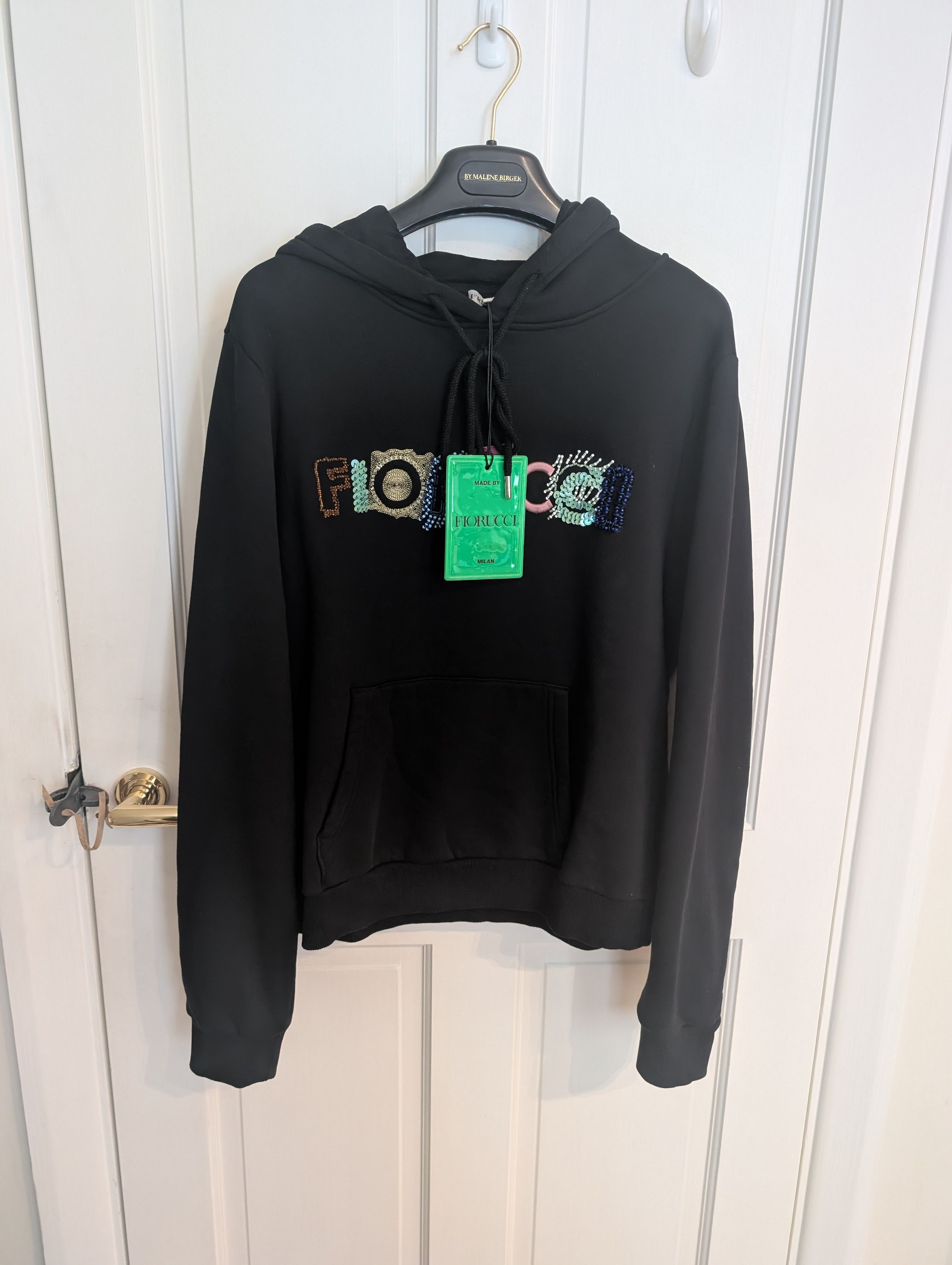 Fiorucci Patterened Logo Label Hoodie Size US M / EU 48-50 / 2 - 1 Thumbnail