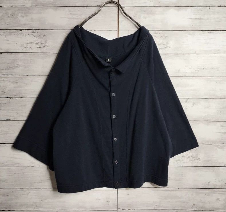 Y's Y's Broad Sweatshirt Fabric Top Cotton Seven-Point Sleeves Size US M / EU 48-50 / 2 - 1 Thumbnail