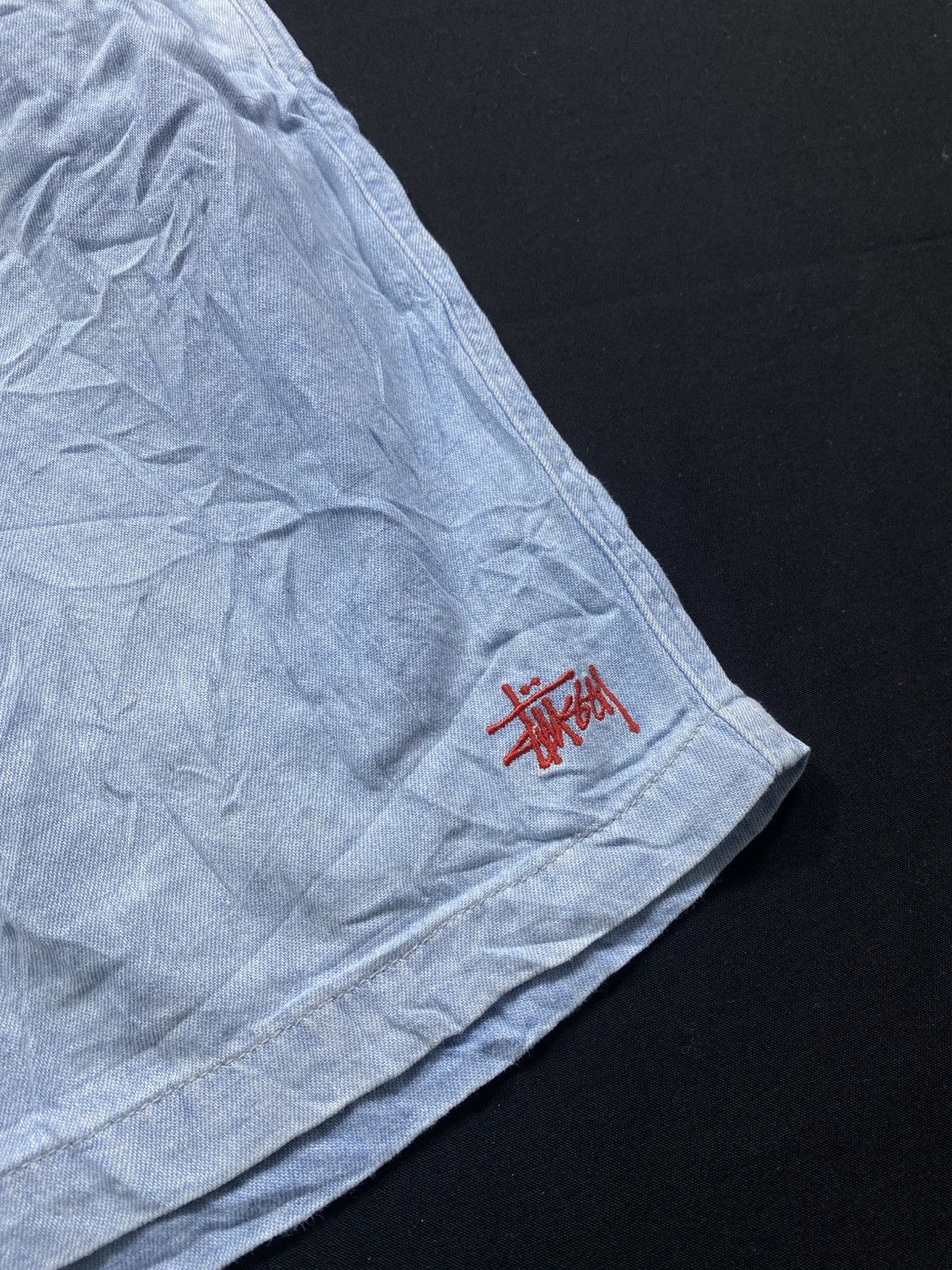 Stussy Vintage 90's Stussy Elastic Stuff Pants Size US 31 - 3 Thumbnail