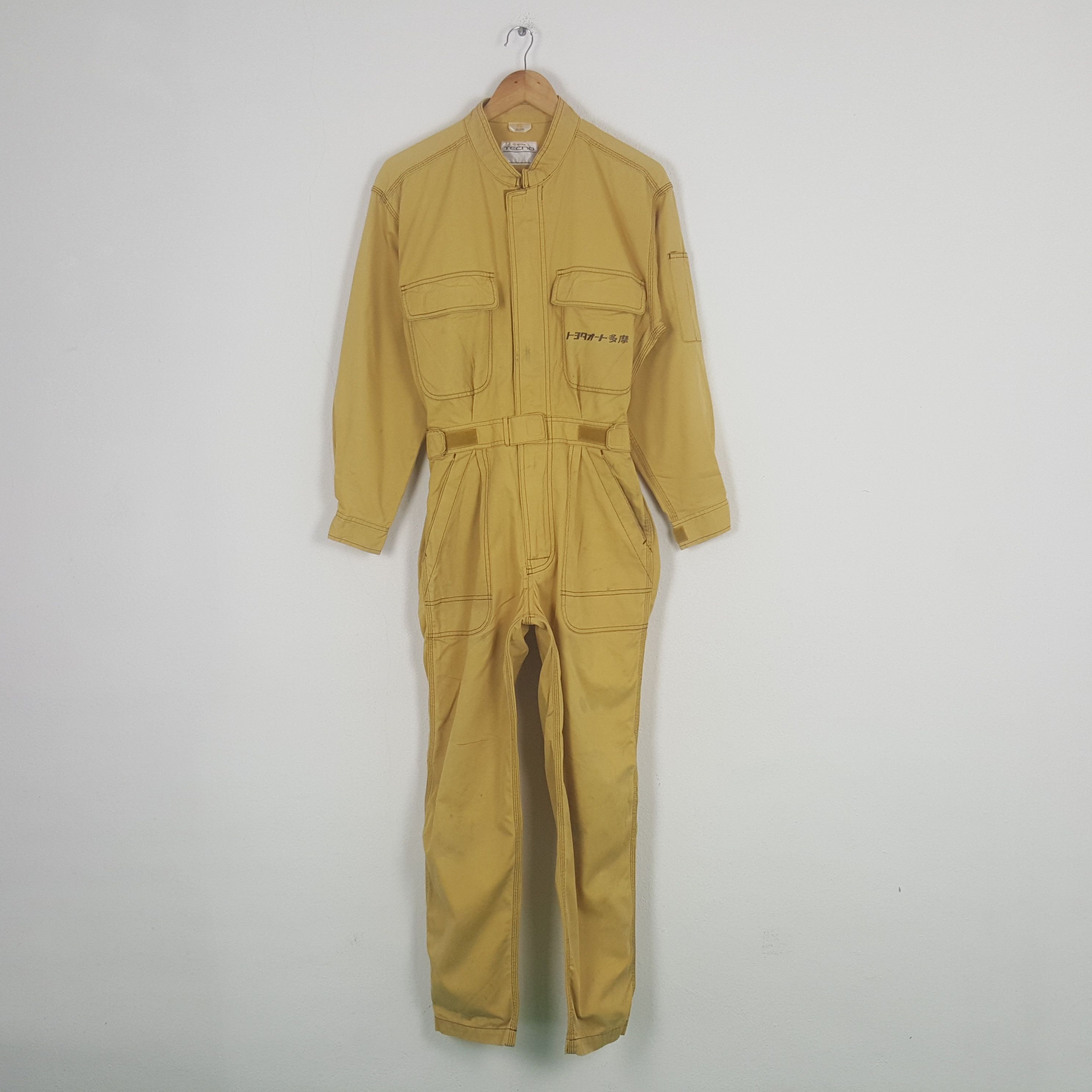 Japanese Brand Vintage Toyota Tecno Japanese Racing Coverall Jacket C300N10 Size US XS / EU 42 / 0 - 4 Thumbnail