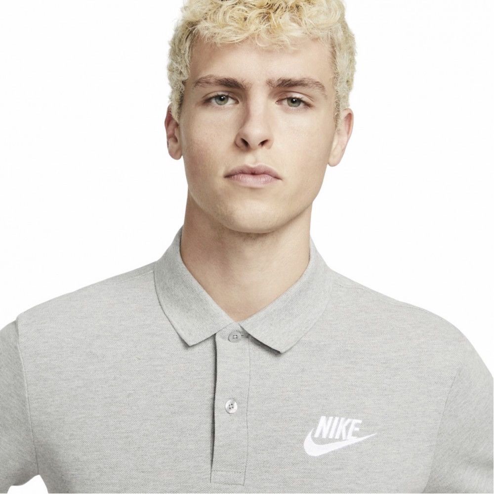 Nike Nike NSW Mens Gray Short Sleeve Polo Shirt Small Logo Size US S / EU 44-46 / 1 - 3 Thumbnail