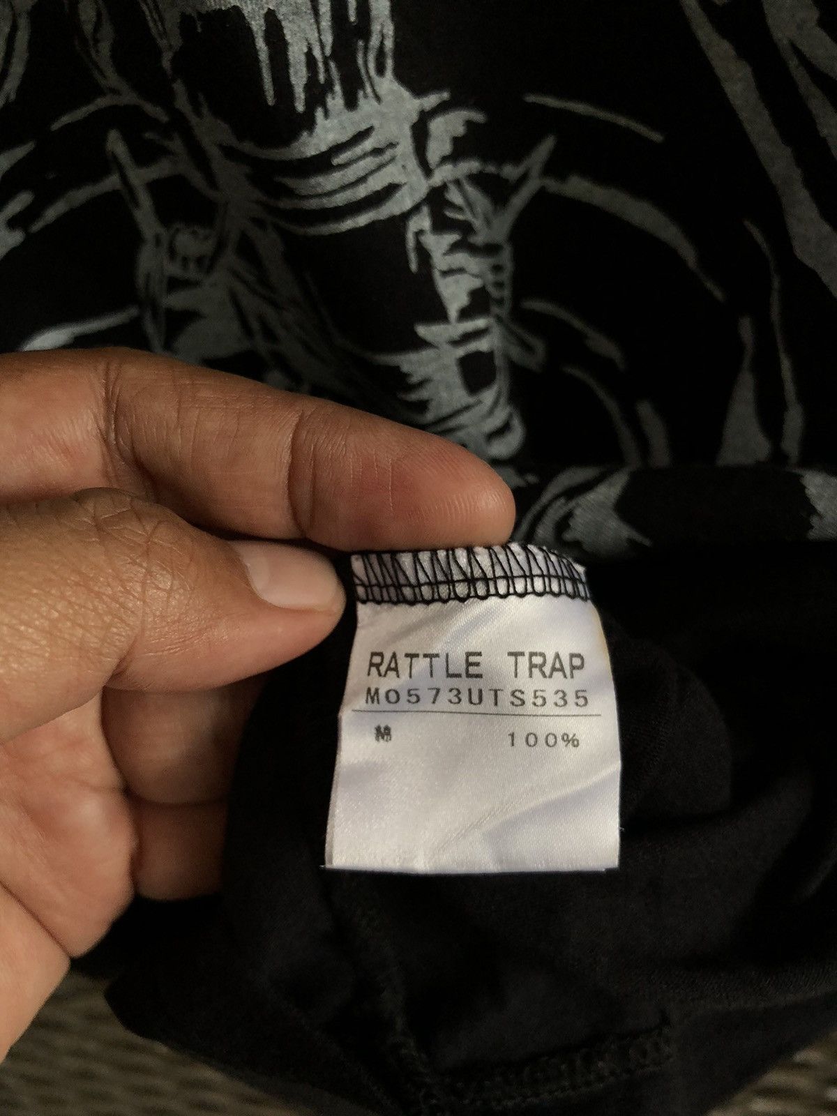 If Six Was Nine × Japanese Brand × Le Grande Bleu (L.G.B.) JAPANESE RATTLE TRAP SKELETON TEE SHIRT Size US S / EU 44-46 / 1 - 6 Thumbnail