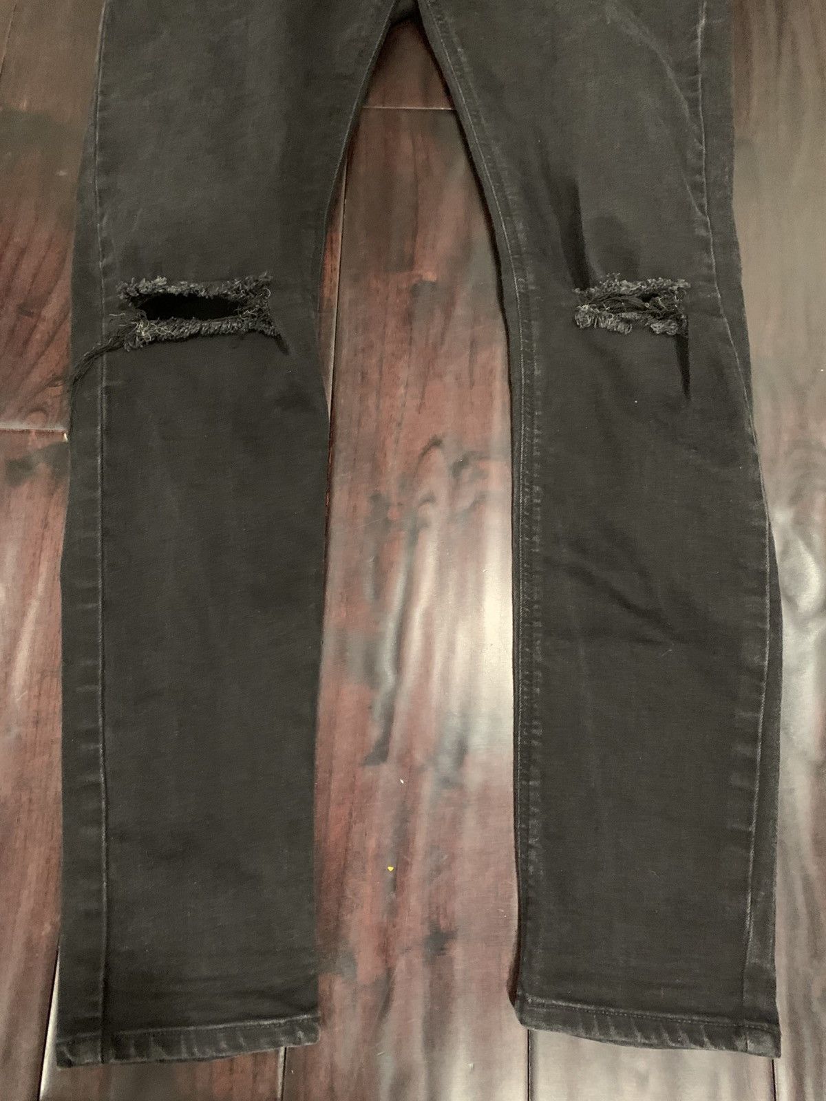 Other black distrissed skinny jeans Size US 31 - 2 Thumbnail