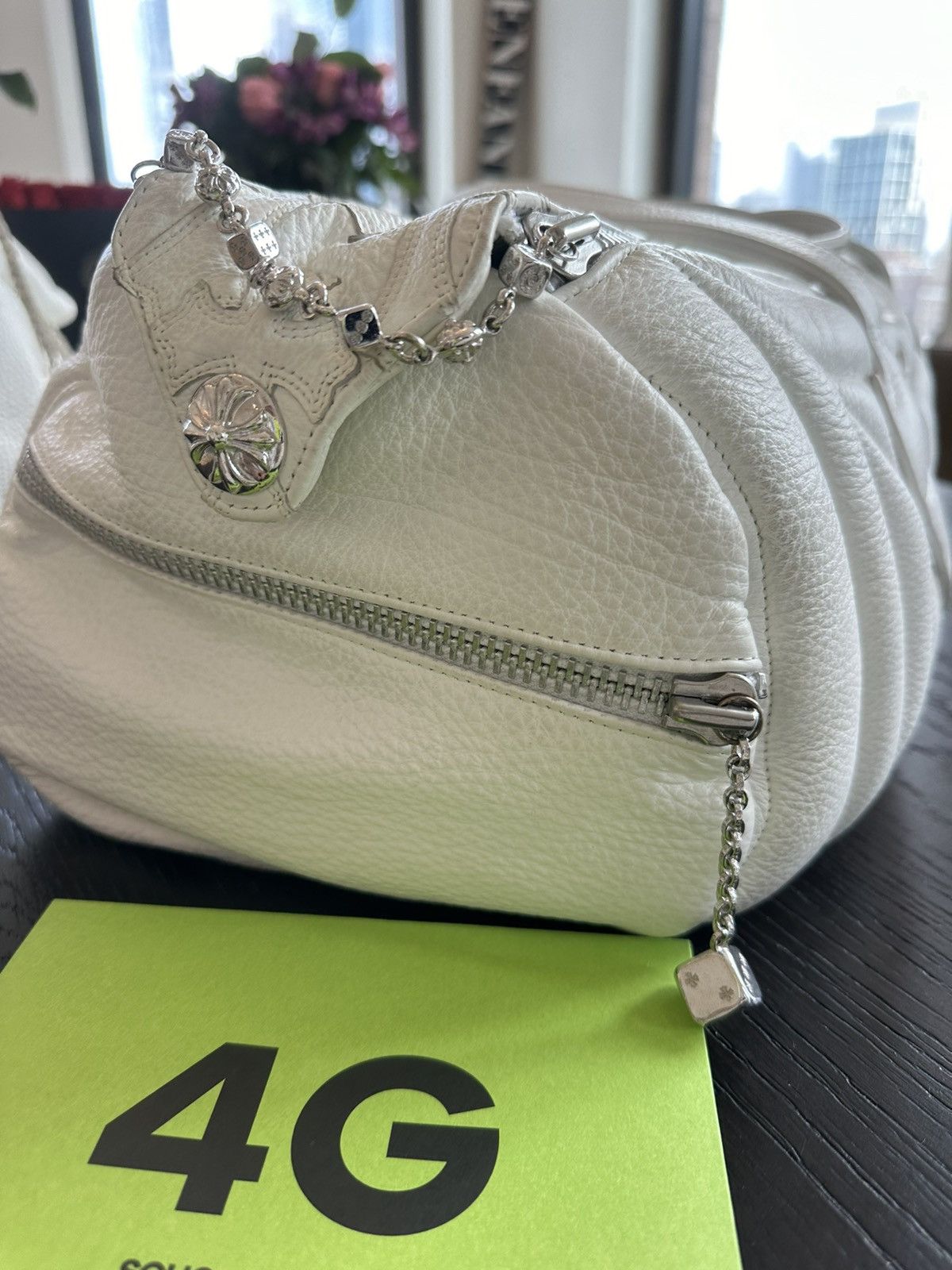 Chrome Hearts CHROME HEARTS 1/1 SPIDER WEB CROSS PATCH DICE DUFFLE BAG Size ONE SIZE - 13 Thumbnail