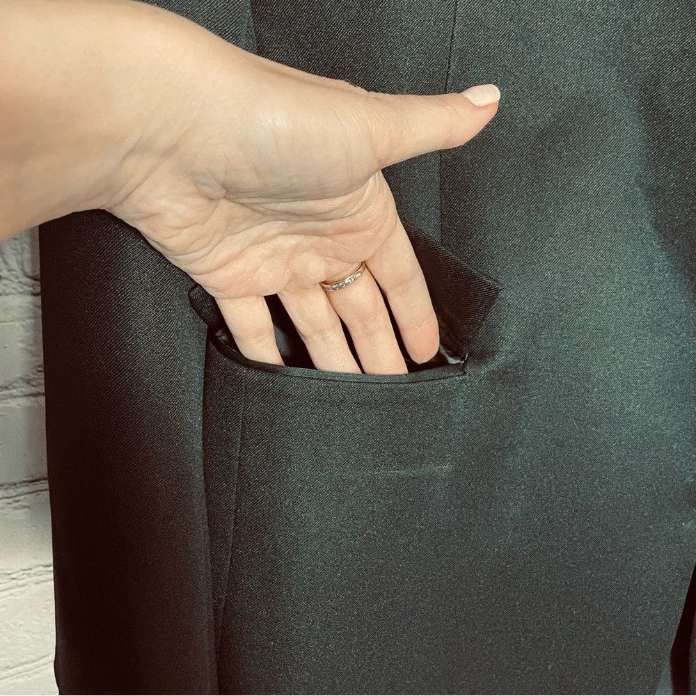 Other Black Single Suit Jacket Size 44 Size 44R - 4 Thumbnail