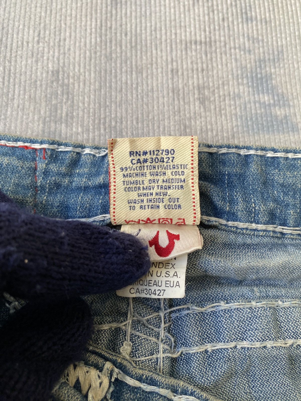 True Religion True Religion Remake Super Flare Low Rise Jeans Size US 28 / EU 44 - 22 Thumbnail