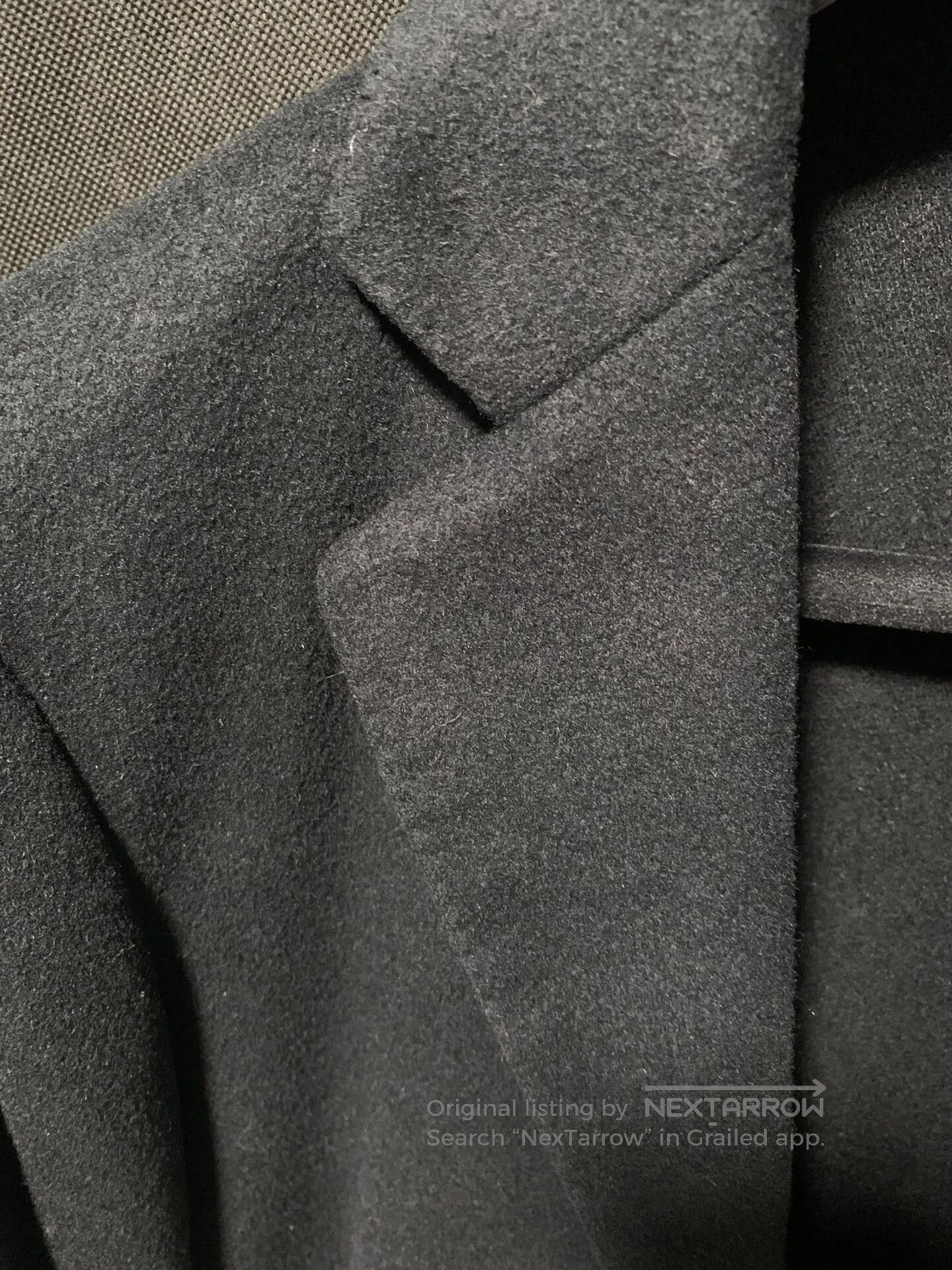 Ring Jacket black cashmere wool blend coat size 46. Size US L / EU 52-54 / 3 - 4 Thumbnail