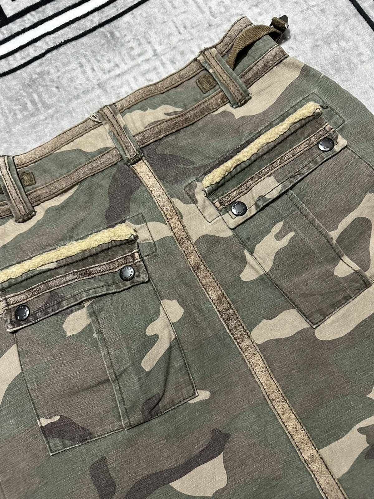 Avirex 🔥sale🔥Avirex Authentic Camo Cargo Skirt Size 30" / US 8 / IT 44 - 3 Thumbnail