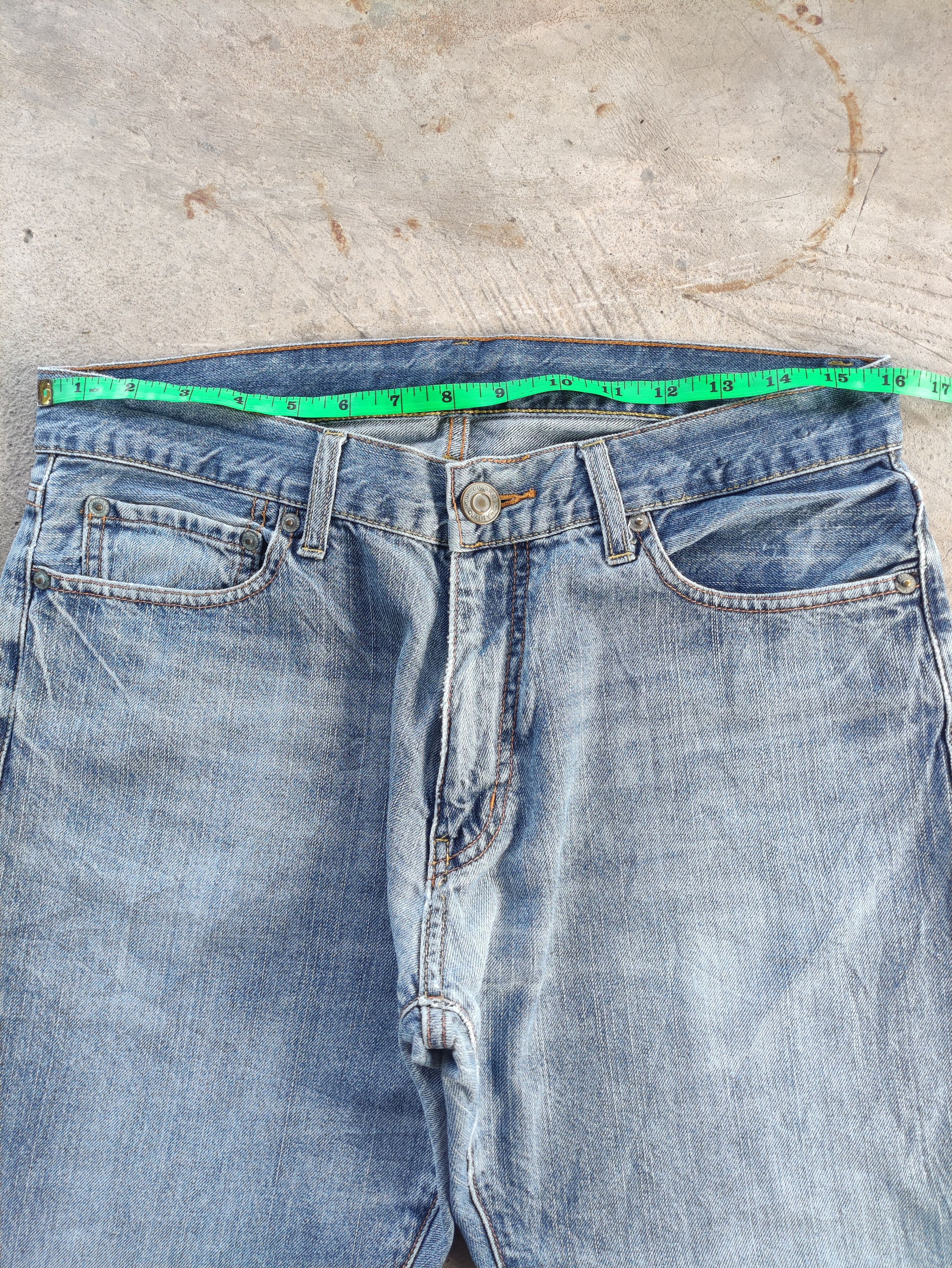 Japanese Brand Vintage Japanese Jean Distressed faded Denim Size US 33 - 6 Thumbnail