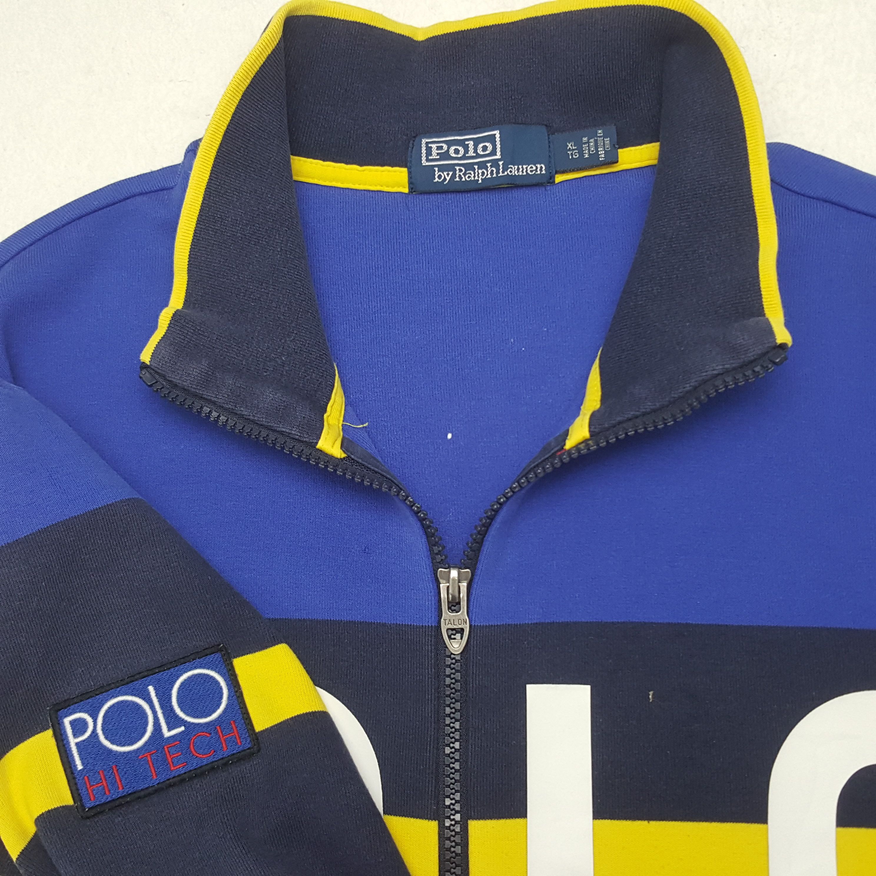 Polo Ralph Lauren × Vintage Vintage Polo by Ralph Lauren American Brand Zipper Jacket Size US XL / EU 56 / 4 - 4 Thumbnail