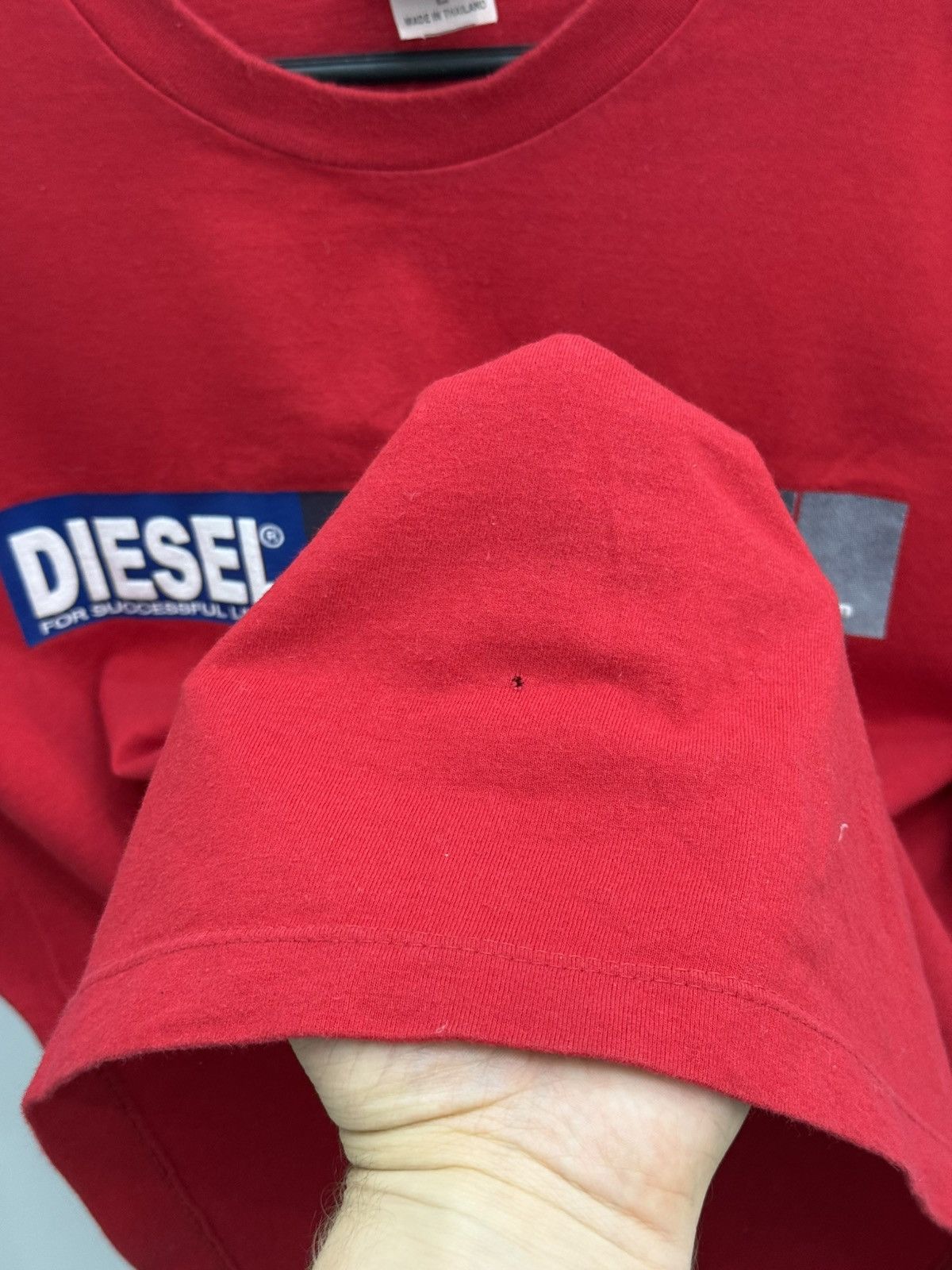 Diesel Diesel Big Logo Cotton T Shirt Size US L / EU 52-54 / 3 - 7 Thumbnail