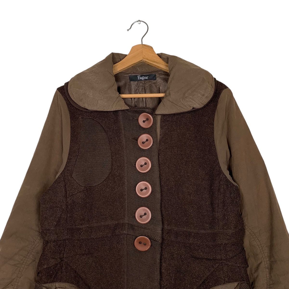 Japanese Brand Japanese Brand Esen Sotion Women Coat Jacket Size M / US 6-8 / IT 42-44 - 2 Thumbnail