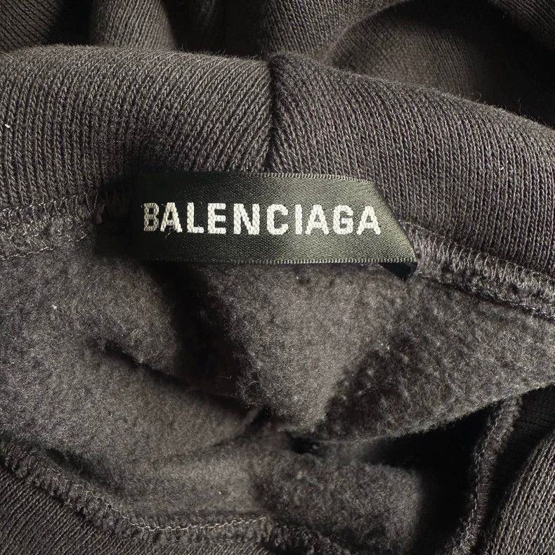 Balenciaga Balenciaga FW18 Speed hunters band portrait print hooded sw Size US L / EU 52-54 / 3 - 5 Thumbnail