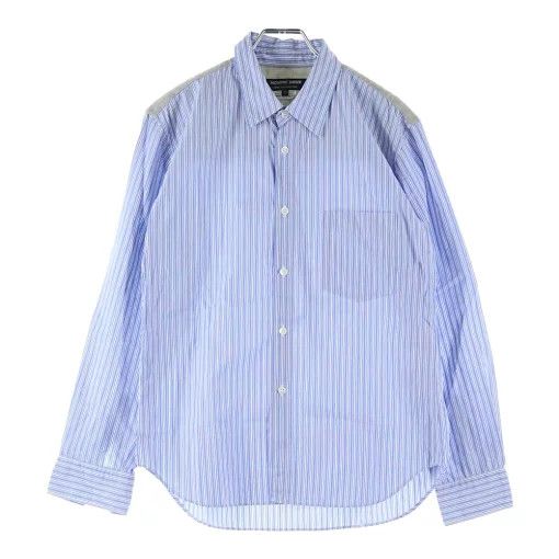 Comme des Garcons Homme Plus Shirt Back Switch Striped Long Sleeve Size US XS / EU 42 / 0 - 1 Thumbnail