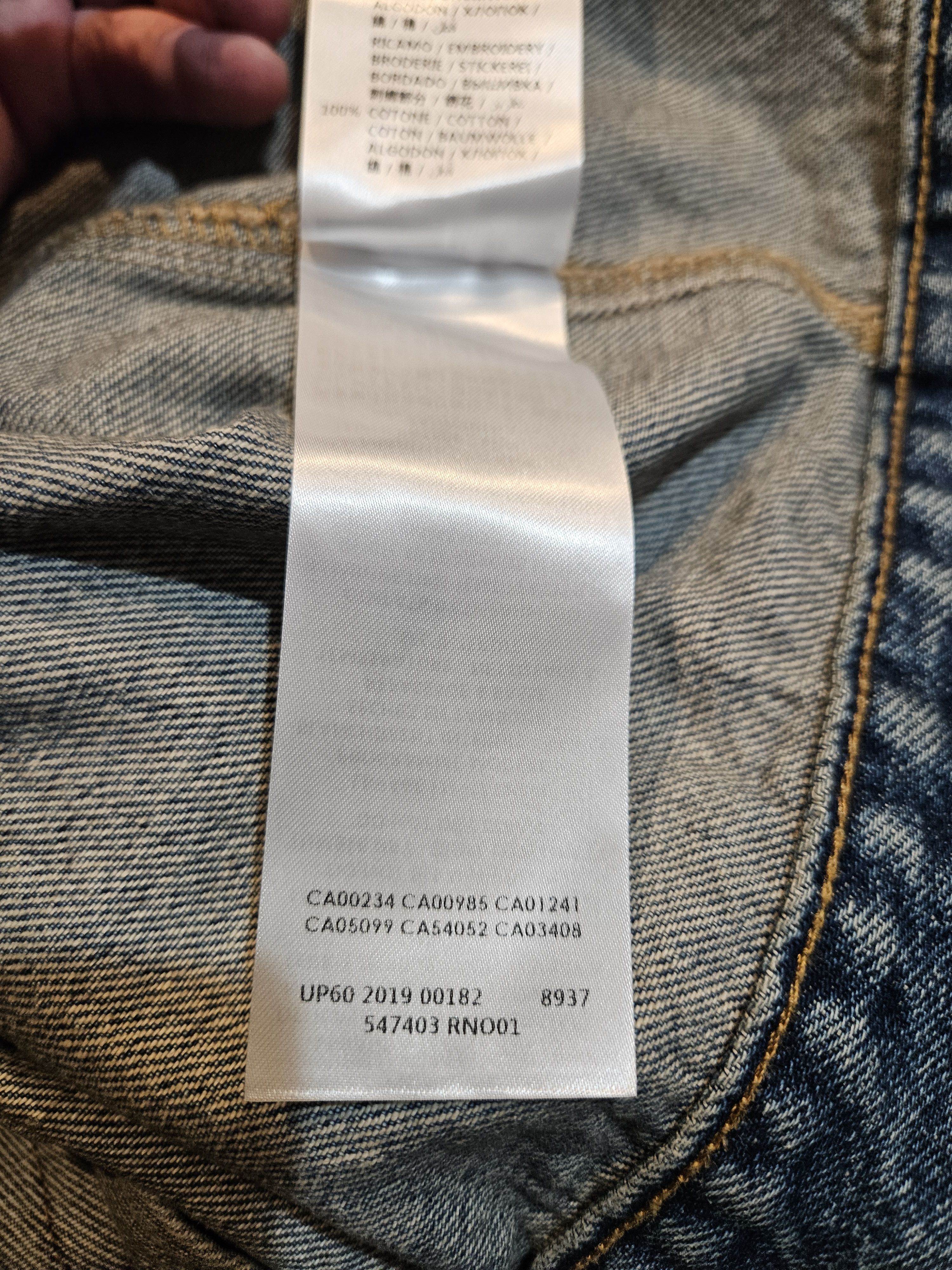 Alexander McQueen Embroidered Stonewashed Trucker Jacket Size US S / EU 44-46 / 1 - 11 Thumbnail