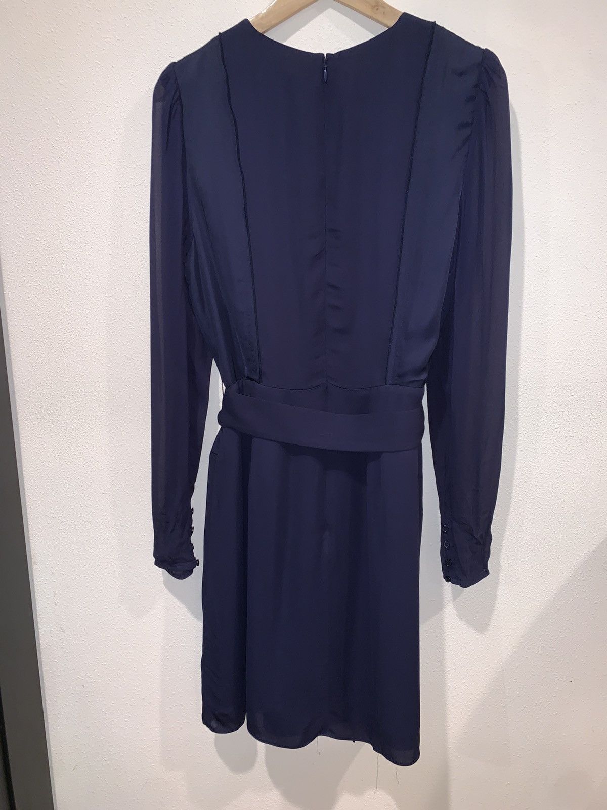 Reiss REISS NWT SOFT BELTED NAVY BLUE DRESS Size 8 Size M / US 6-8 / IT 42-44 - 4 Thumbnail