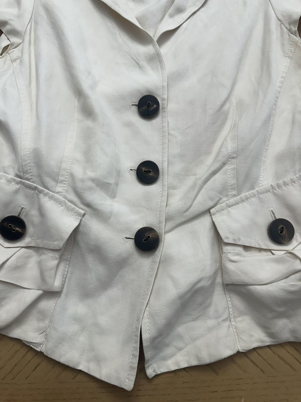 Carolina Herrera Carolina Herrera vintage linen/silk woman’s top size 8 Size M / US 6-8 / IT 42-44 - 8 Thumbnail