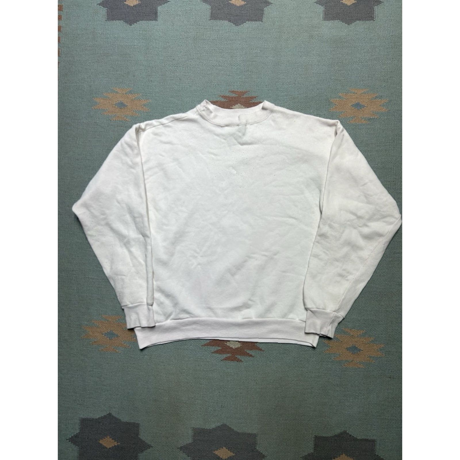 Vintage VINTAGE 80s crewneck sweatshirt money isn’t everything shopping animal funny XL Sweatshirt Mens White Regular Pullover Size US XL / EU 56 / 4 - 7 Thumbnail