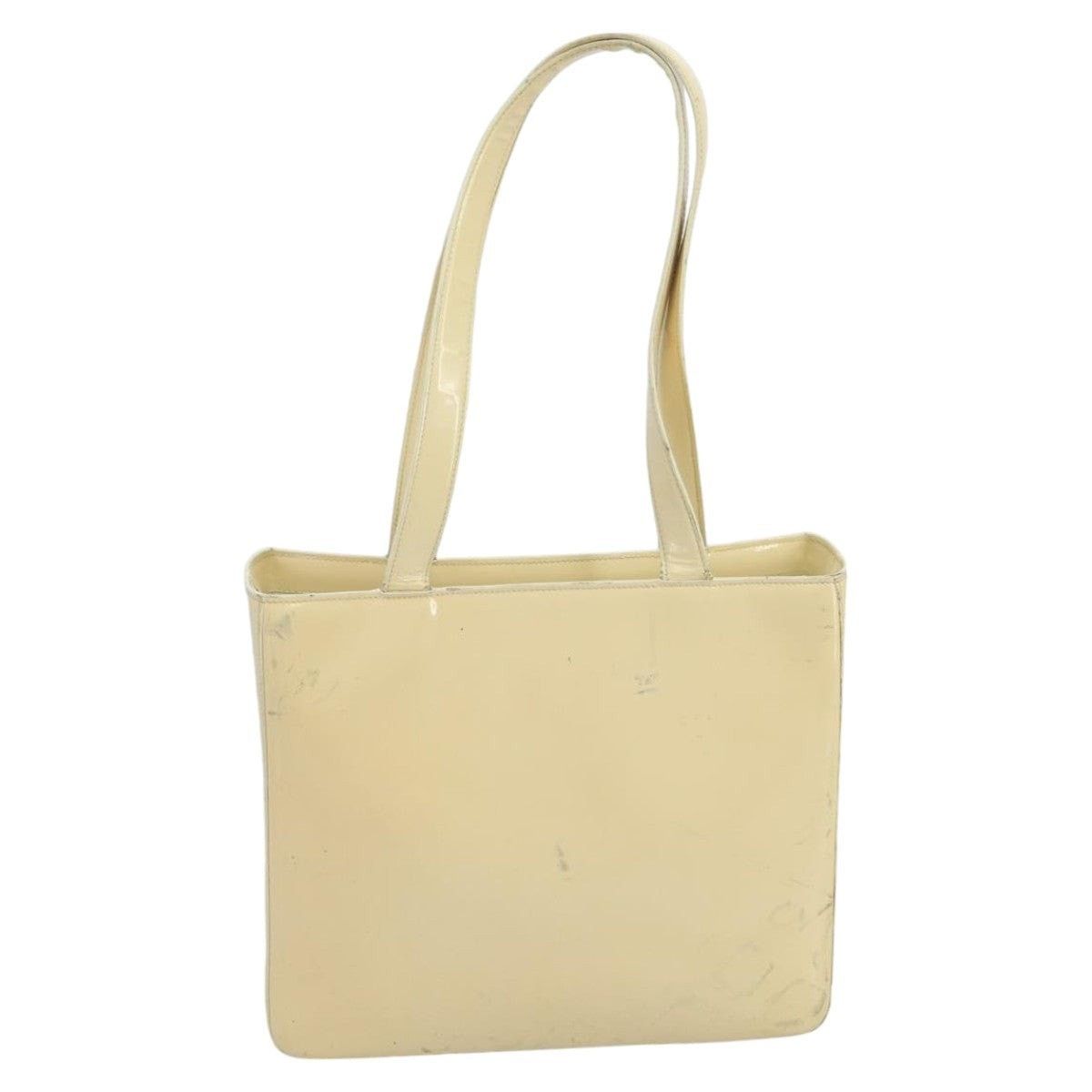 Chanel Chanel Tote Bag Enamel White CC Size ONE SIZE - 2 Thumbnail