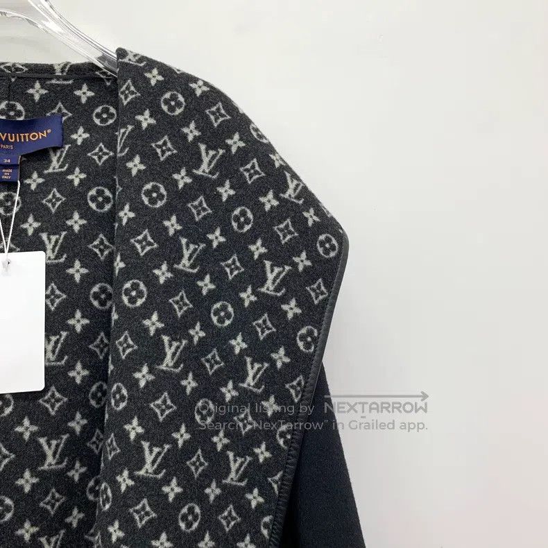 Louis Vuitton Louis Vuitton 22 black lining logo, full print, hooded bel Size XXS / US 00 / IT 34 - 3 Thumbnail