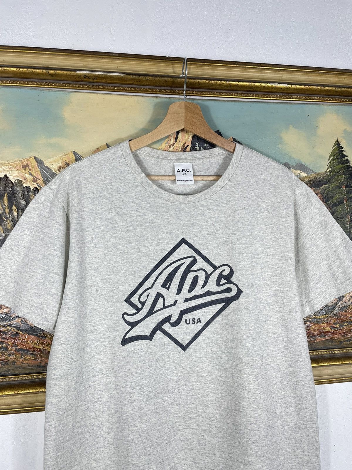 A.P.C. × Vintage A.P.C T-shirt Short Sleeve Tees Big Logo Streetwear Skate Size US M / EU 48-50 / 2 - 5 Thumbnail