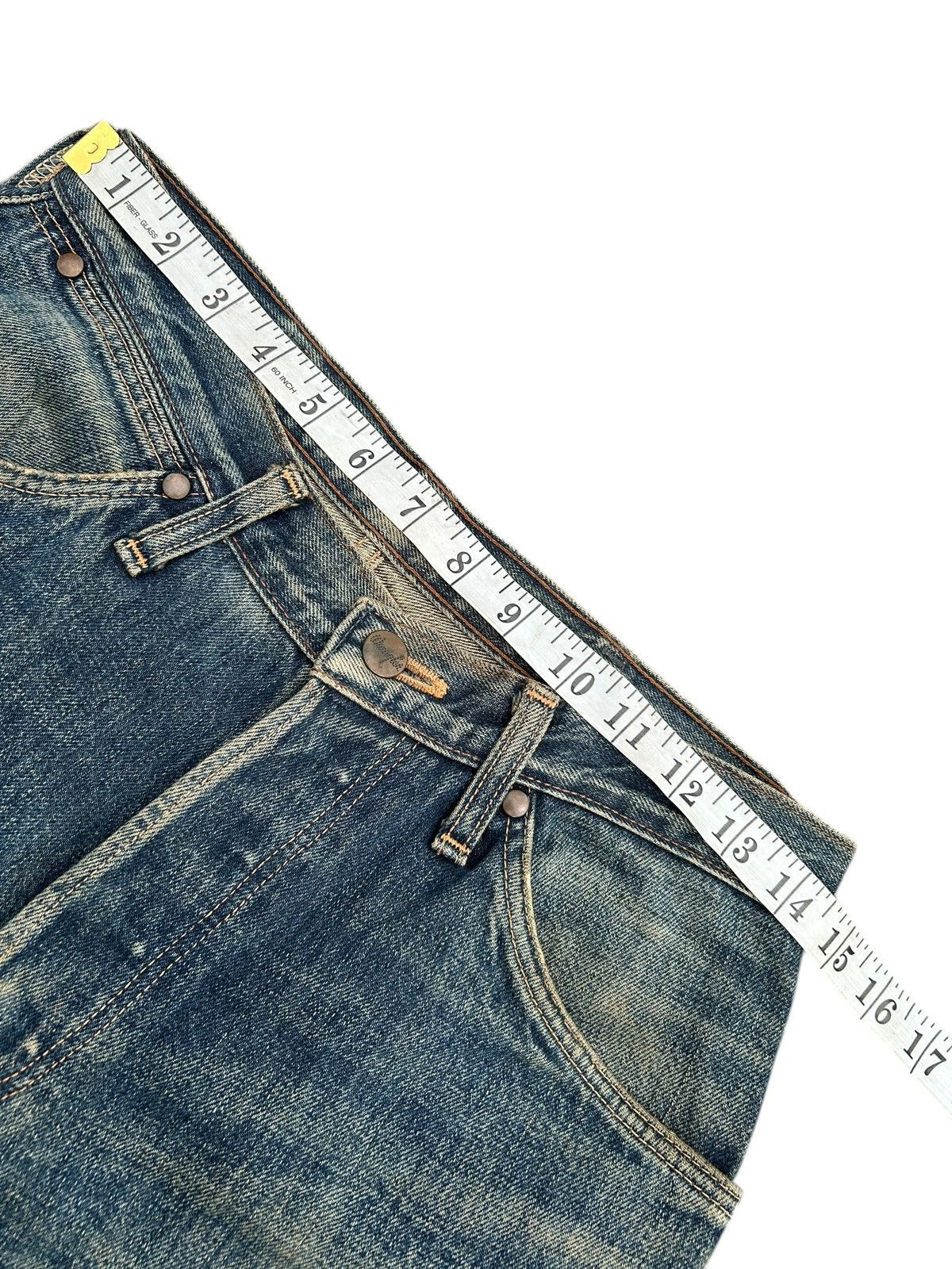 Kapital Vintage Wrangler Blue Bell Selvedge Distressed Denim Jeans Size US 29 - 16 Thumbnail