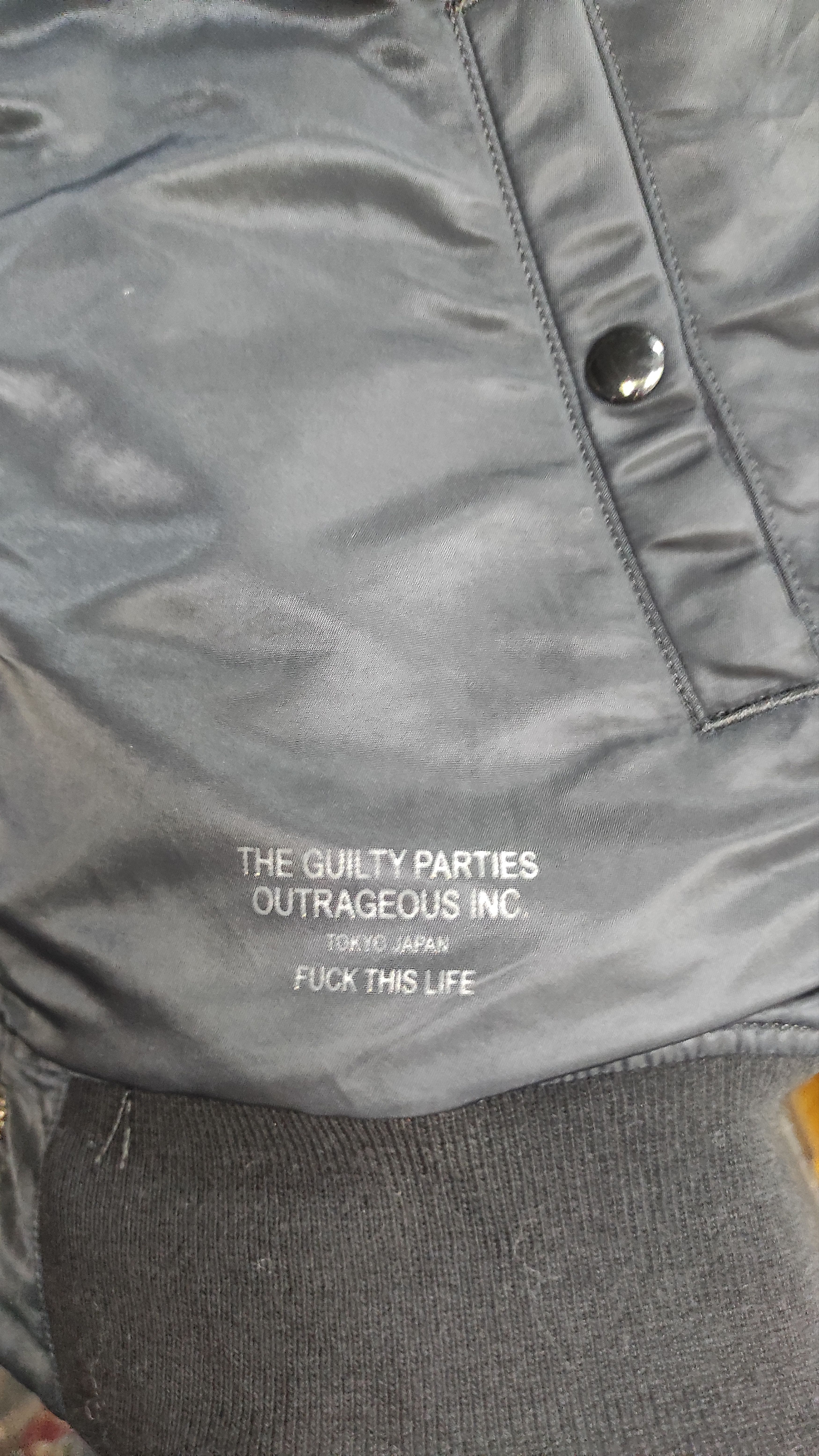 Vintage × Wacko Maria The guilty parties bomber jacket Size US M / EU 48-50 / 2 - 3 Thumbnail