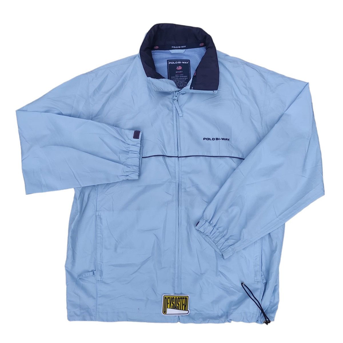 image of Vintage Polo Bi-Way Jacket in Baby Blue, Men's (Size Medium)