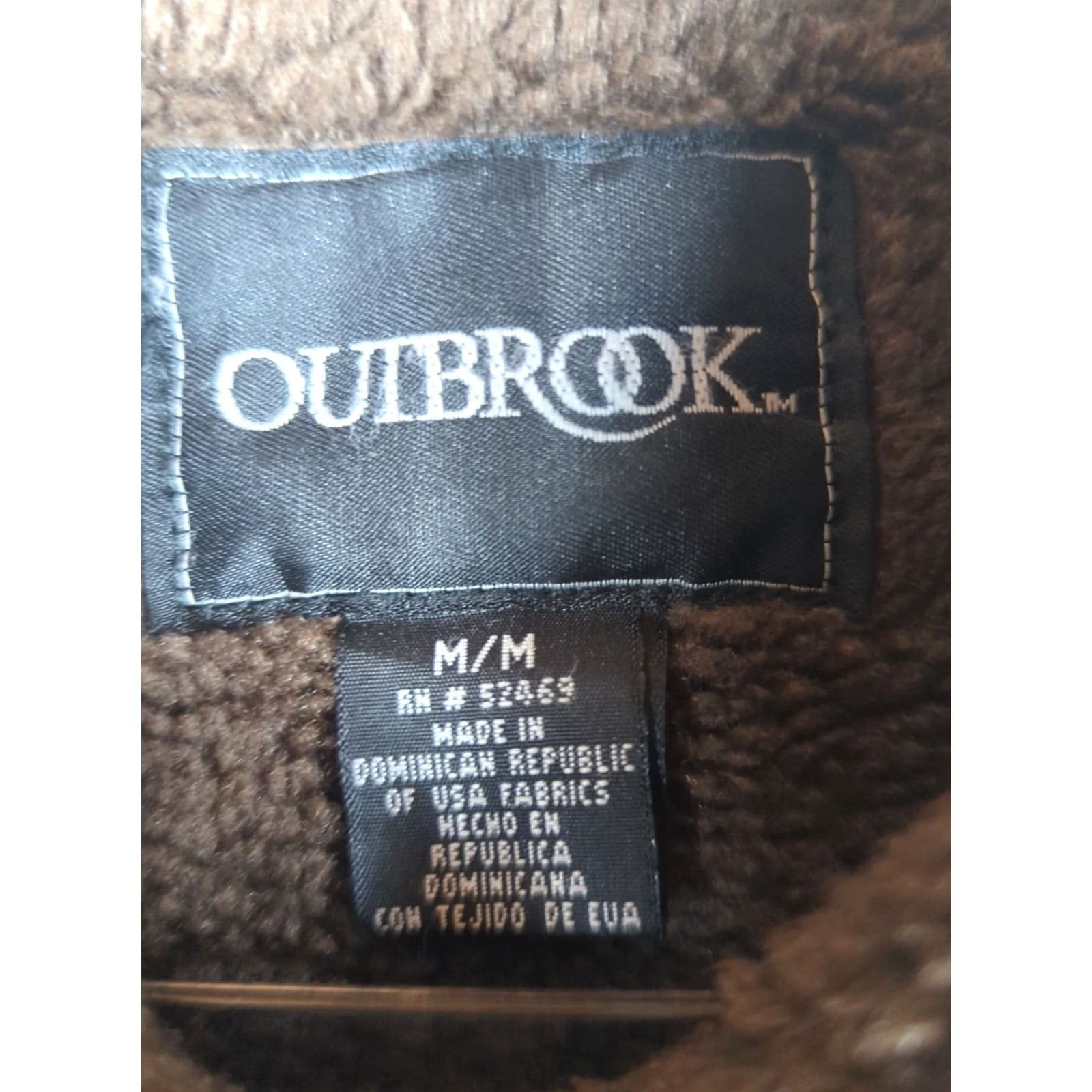 Vintage VINTAGE 90s Sherpa Fleece Jacket Women's M Cabincore Landscape Art to Wear Jacket White? Brown; OutBrook; Pockets Size M / US 6-8 / IT 42-44 - 7 Thumbnail