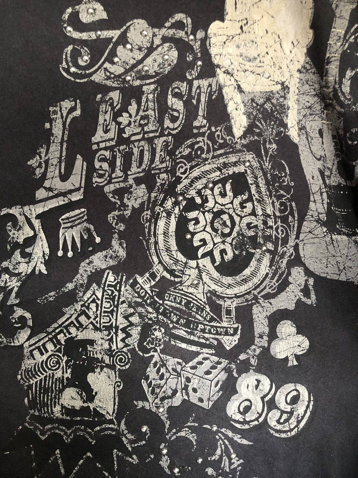 Affliction × Vintage Vintage Y2K DKNY Affliction Tshirts Size US L / EU 52-54 / 3 - 8 Thumbnail
